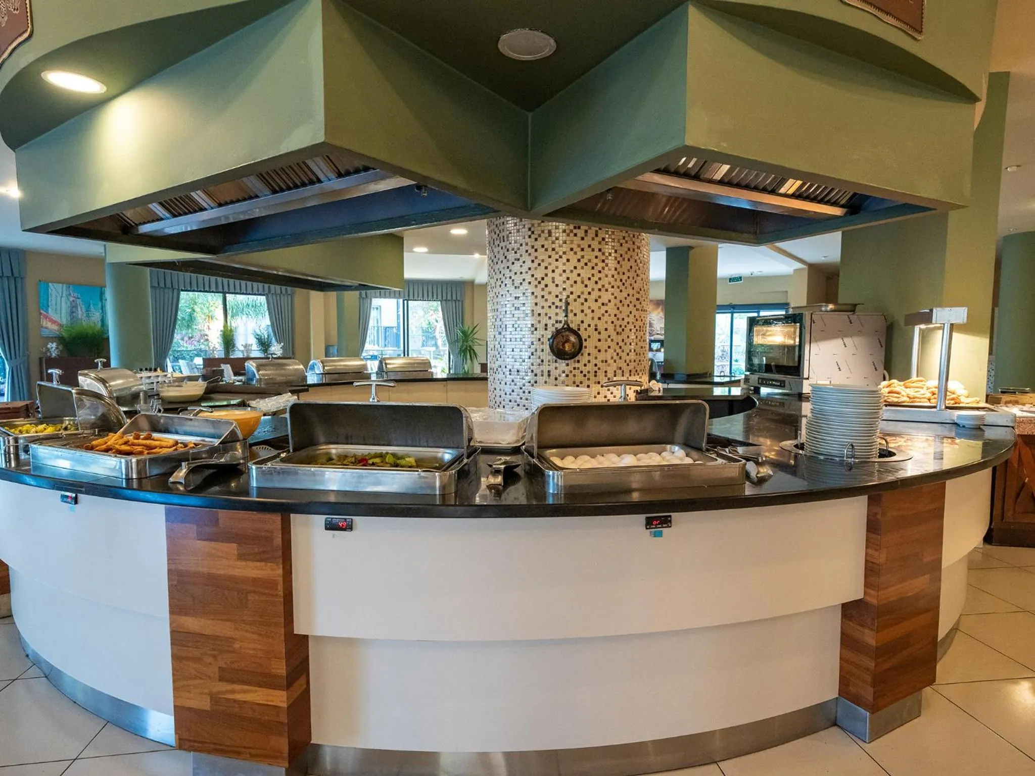 Buffet breakfast in Bodrum Beach Resort