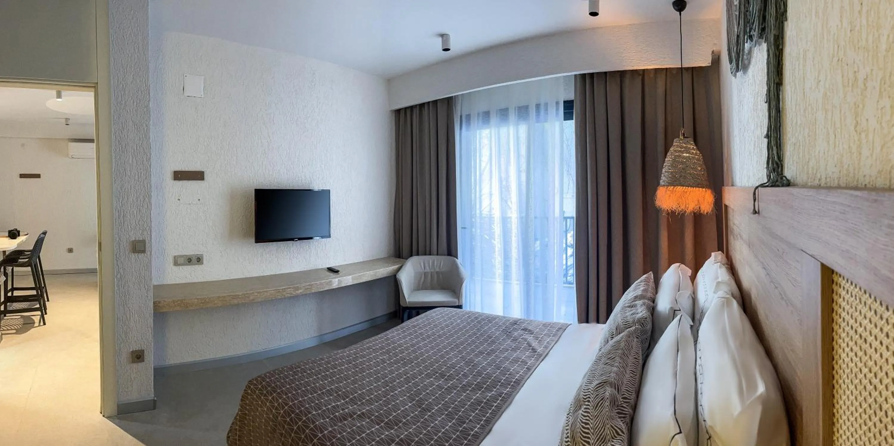 TV and multimedia, Bed in Bodrum Beach Resort