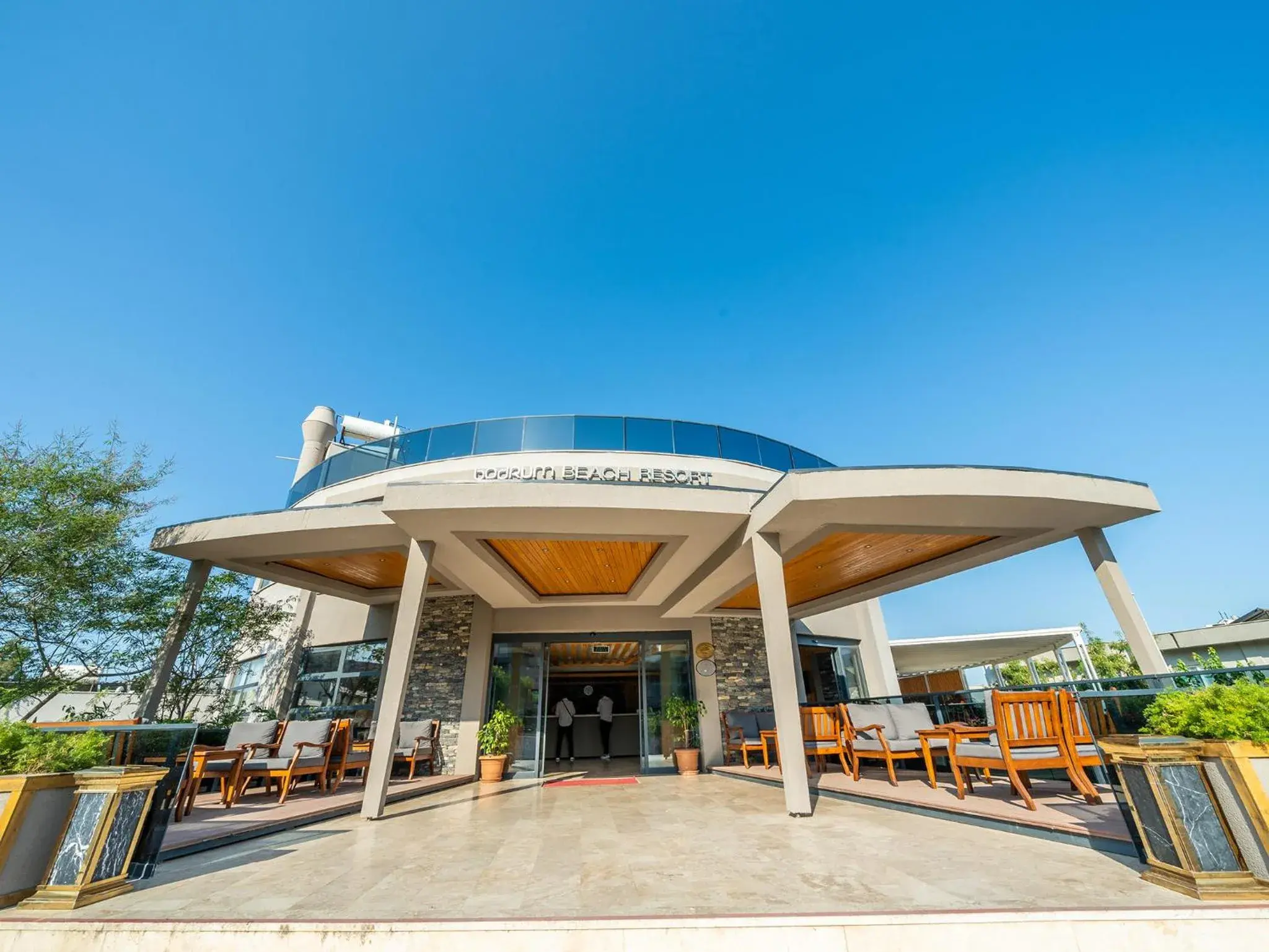 Facade/entrance in Bodrum Beach Resort Facade/entrance in Bodrum Beach Resort