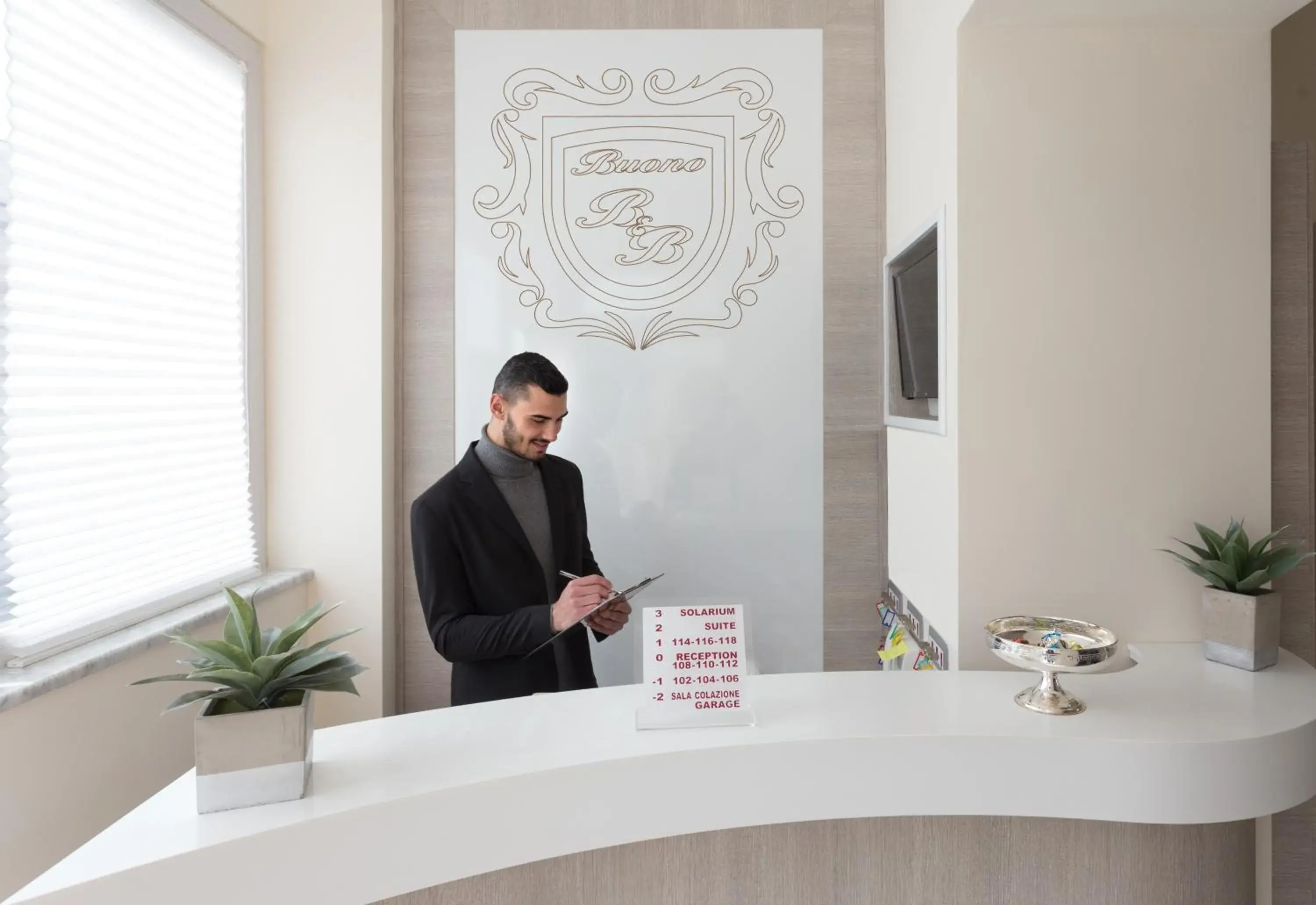 Lobby or reception in Buono B&B Lobby or reception in Buono B&B