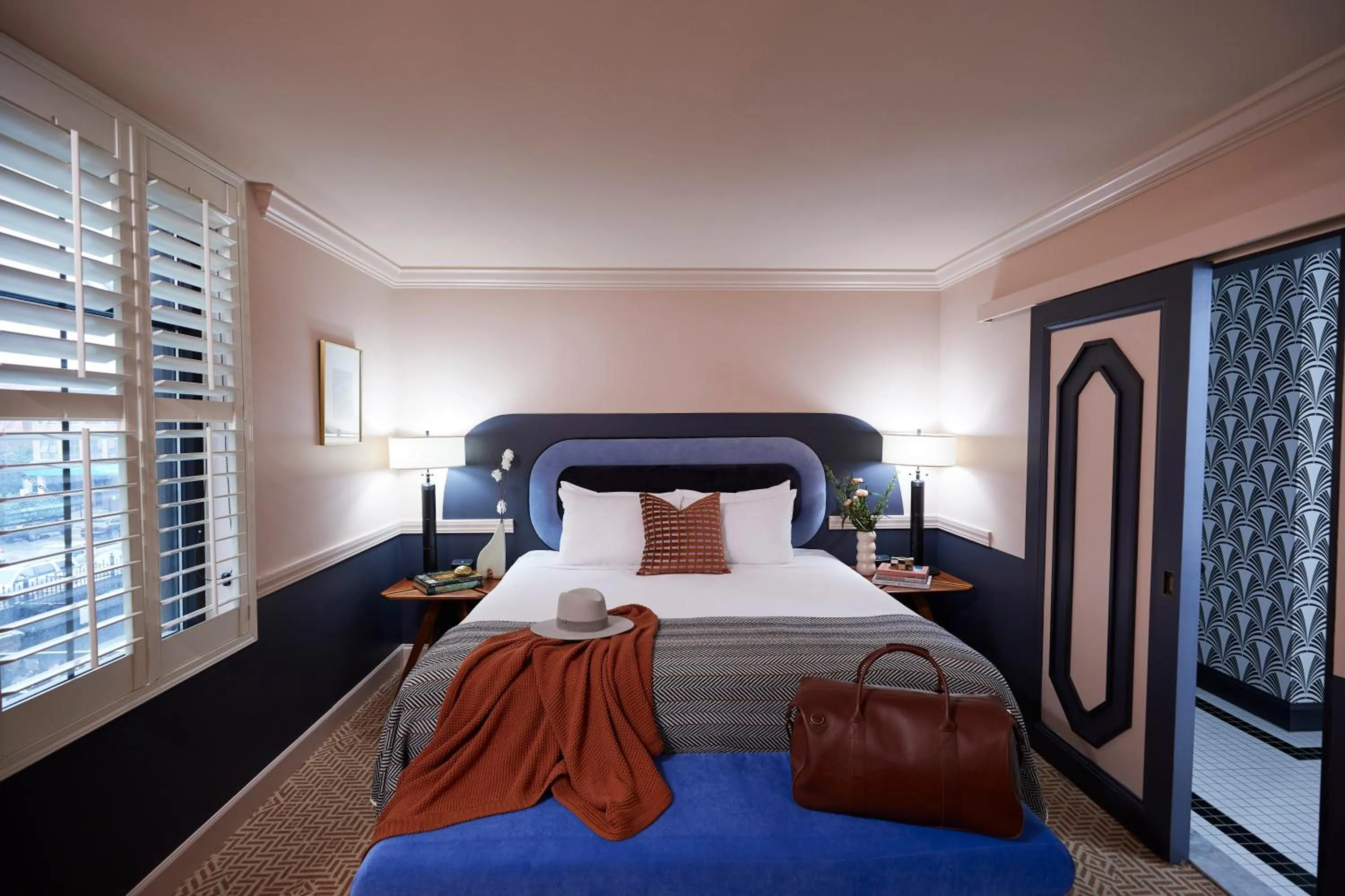 Bed in The Oliver Hotel Knoxville, by Oliver