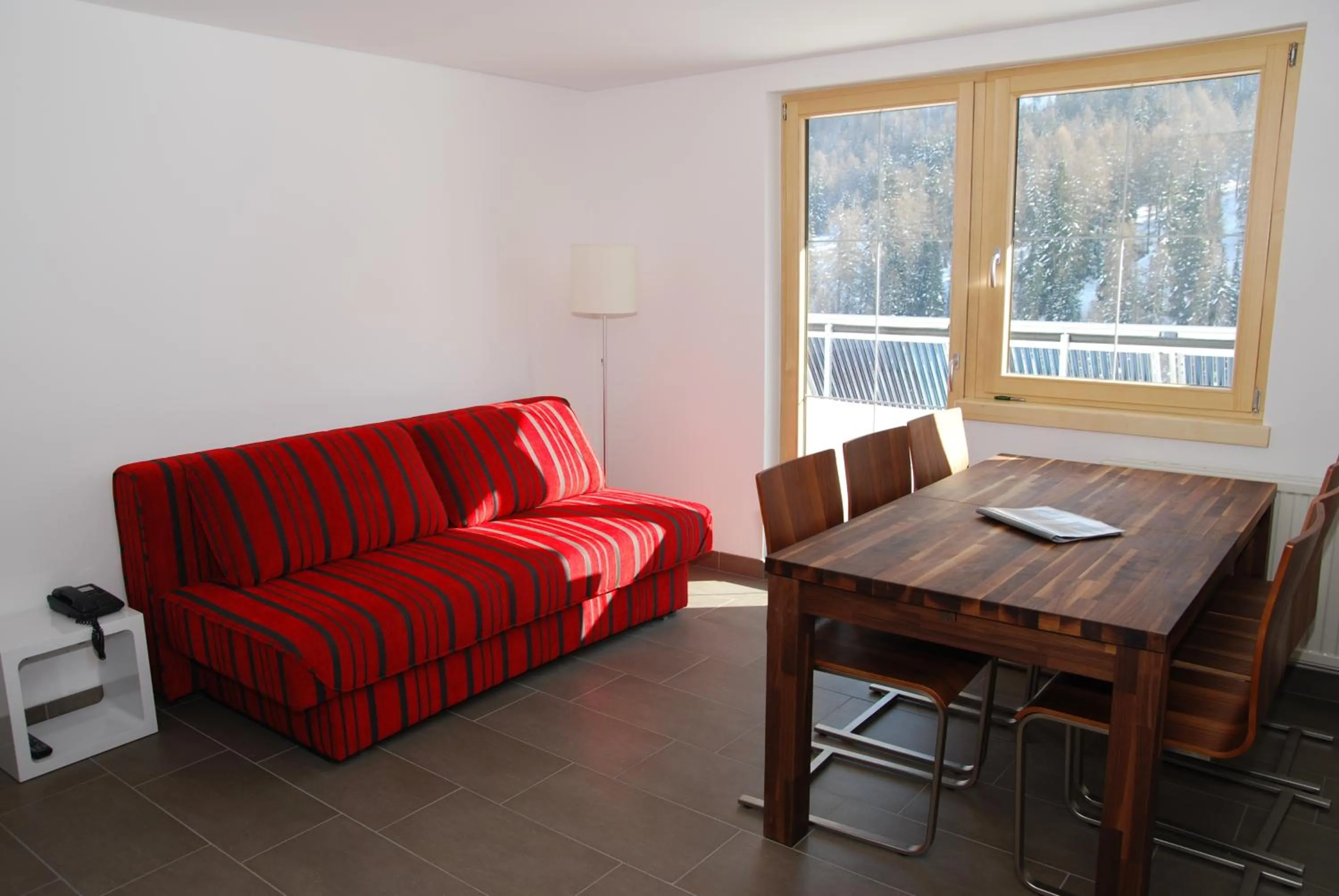 Dining area in Chasa Sulai Appartements