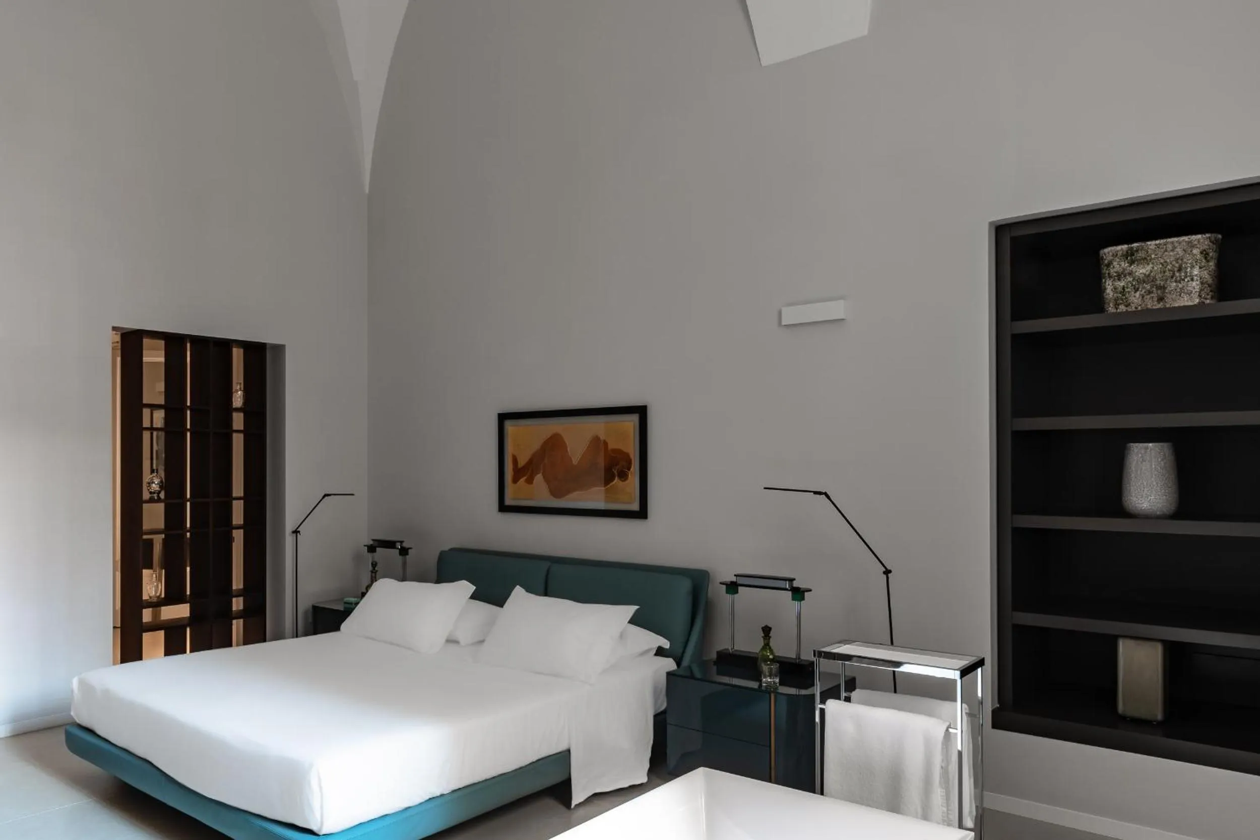 Bedroom, Bed in La Fiermontina Palazzo Bozzi Corso Hotel