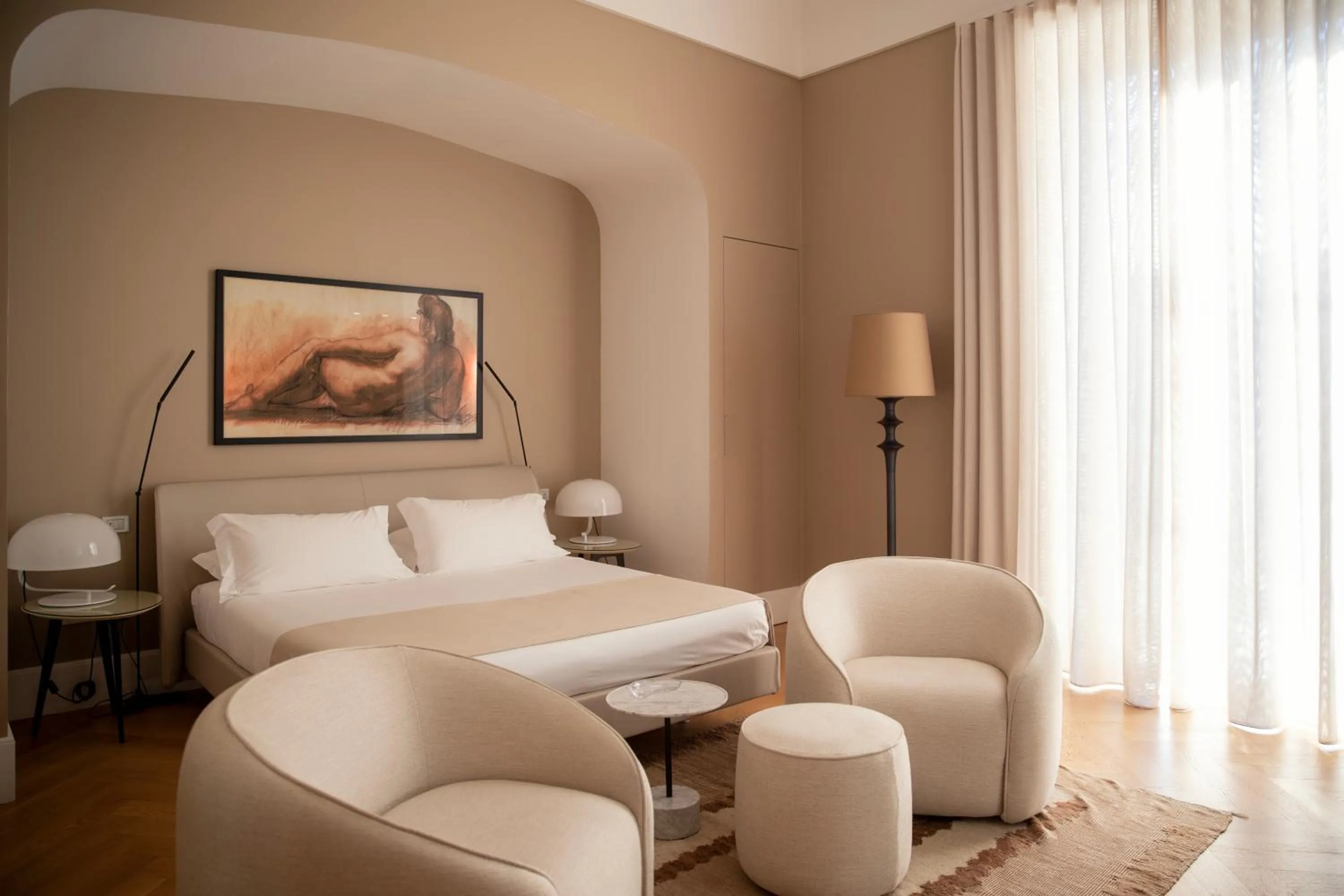 Bed in La Fiermontina Palazzo Bozzi Corso Hotel