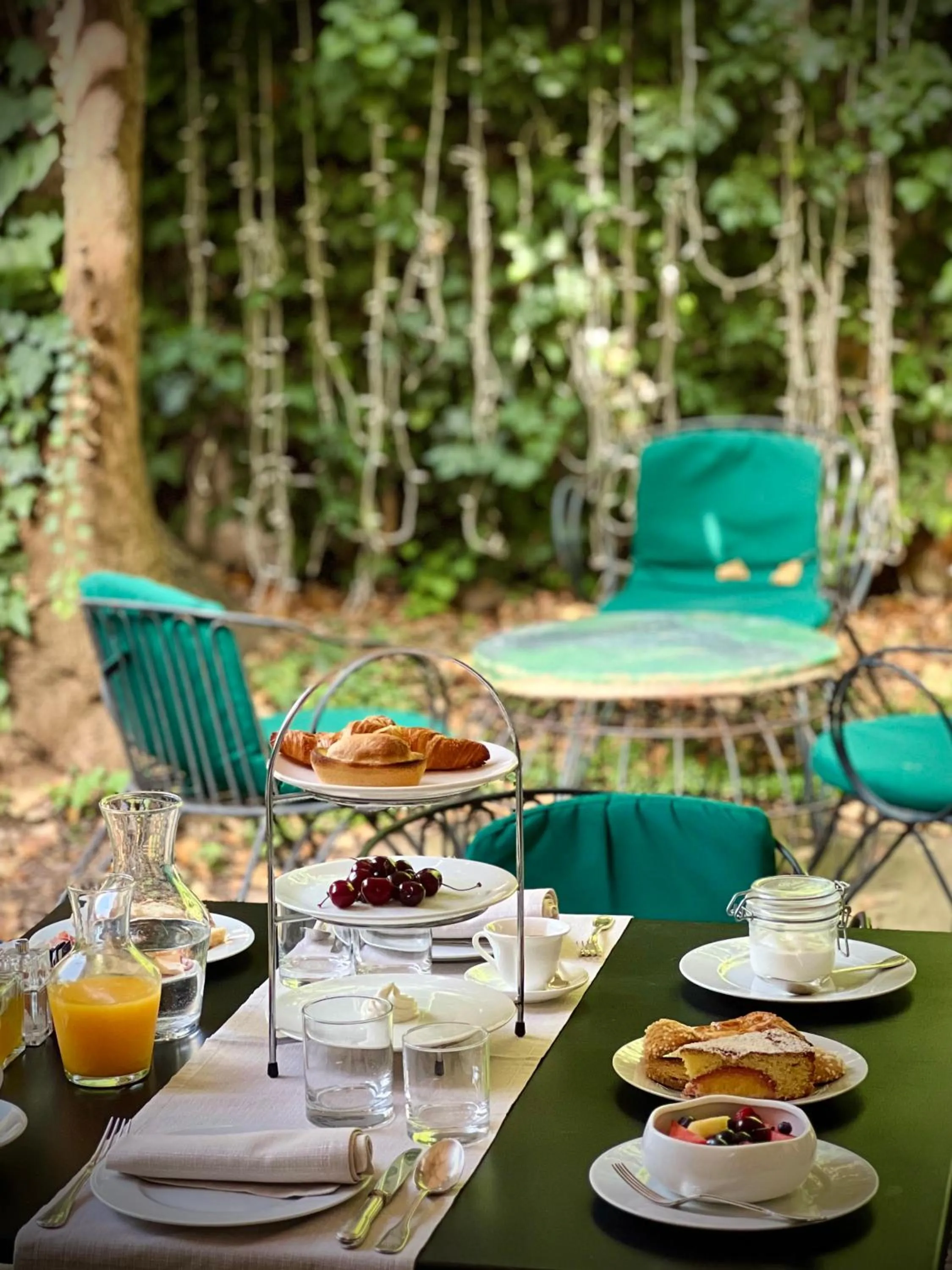 Garden in La Fiermontina Palazzo Bozzi Corso Hotel