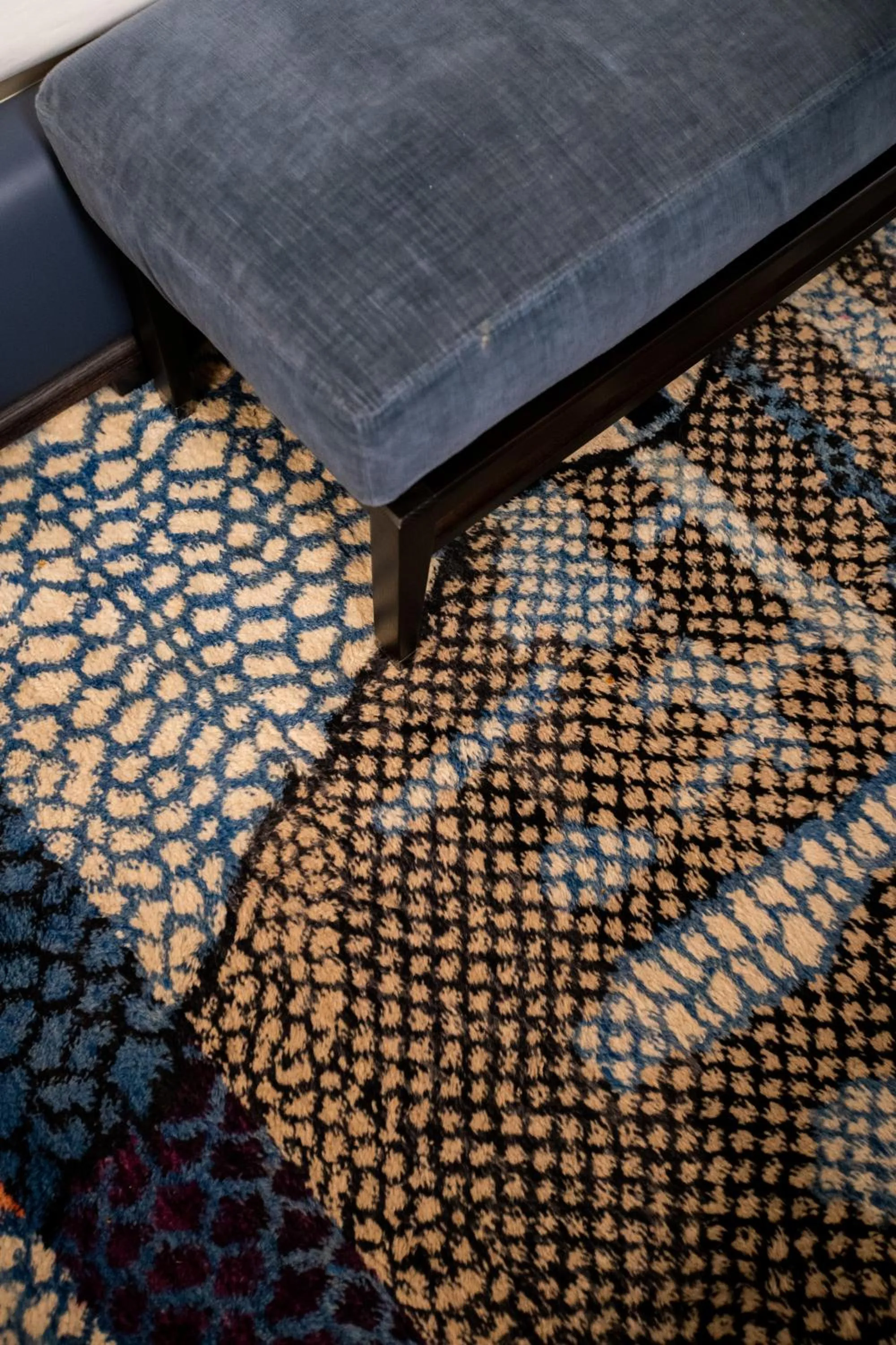 Decorative detail in La Fiermontina Palazzo Bozzi Corso Hotel