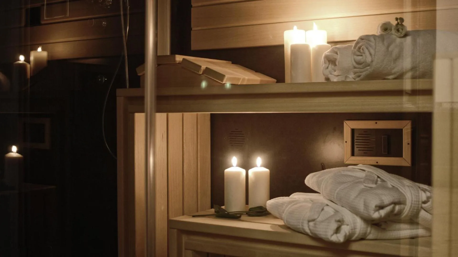 Sauna in La Fiermontina Palazzo Bozzi Corso Hotel