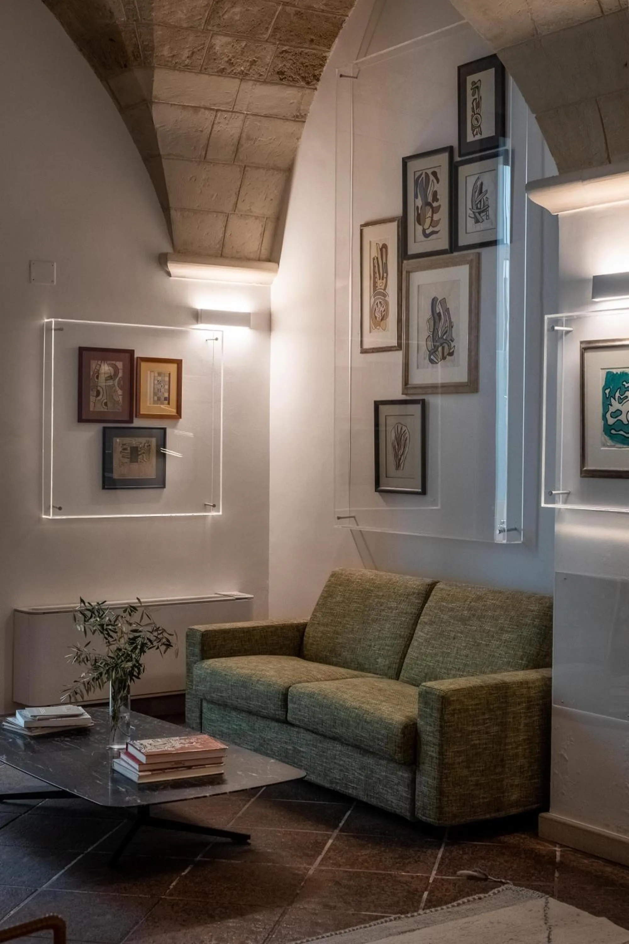 Living room in La Fiermontina Palazzo Bozzi Corso Hotel