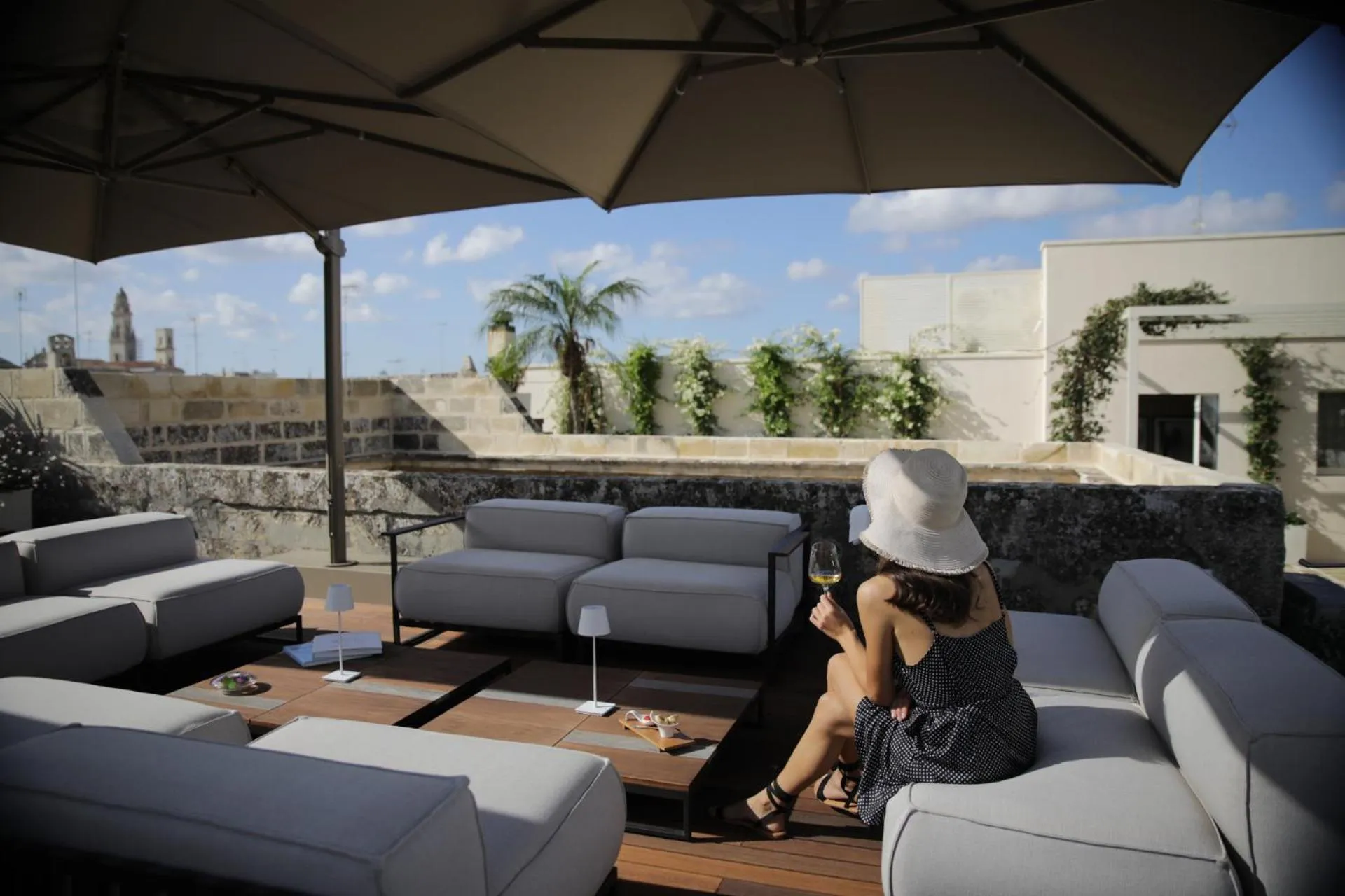 Balcony/Terrace in La Fiermontina Palazzo Bozzi Corso Hotel
