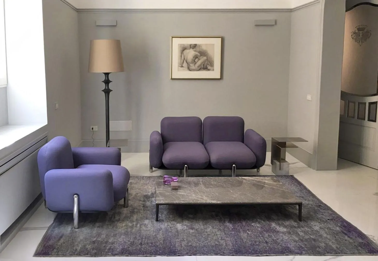 Living room in La Fiermontina Palazzo Bozzi Corso Hotel