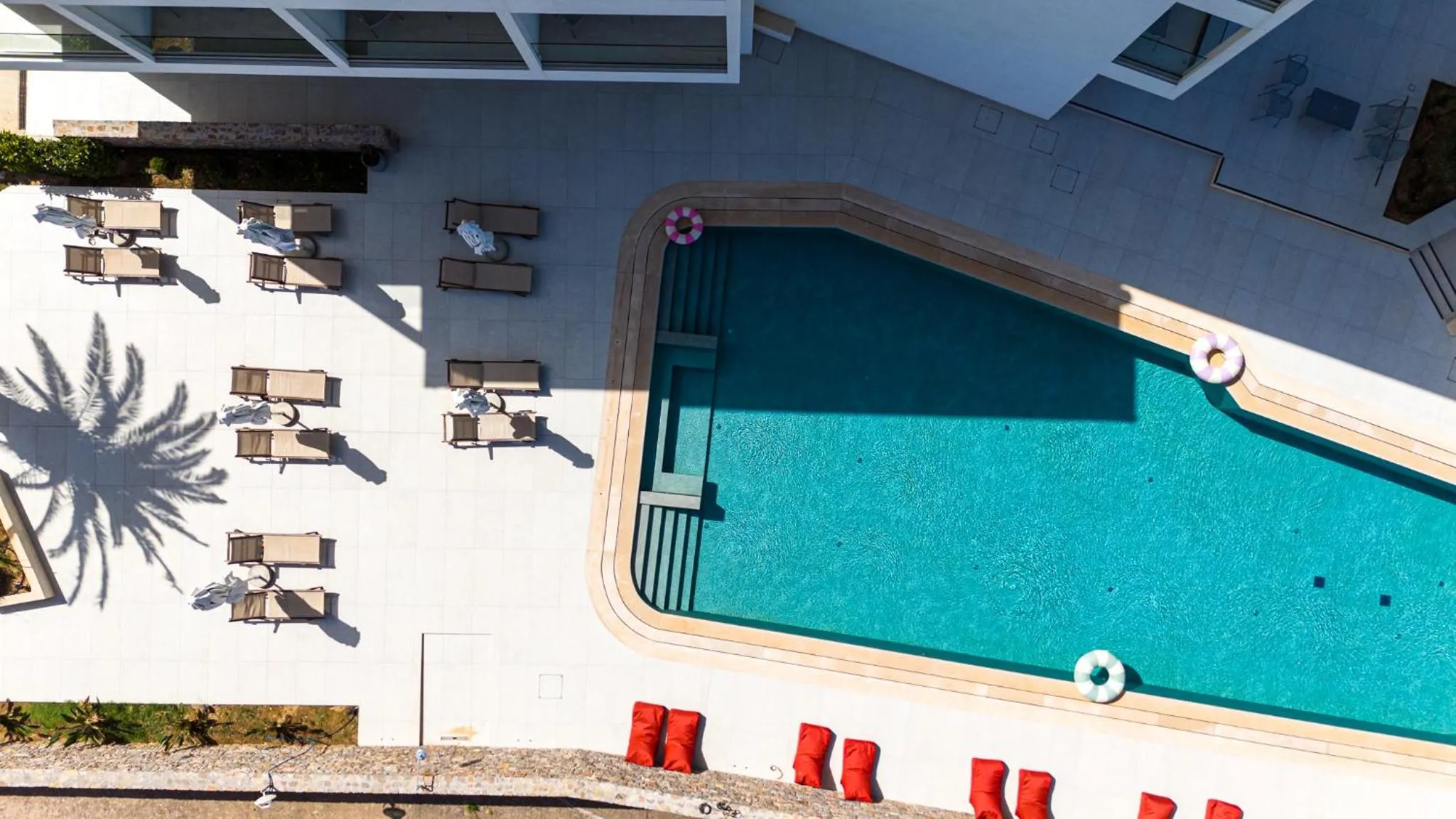 Pool view in PHEIA, Vriniotis Resorts