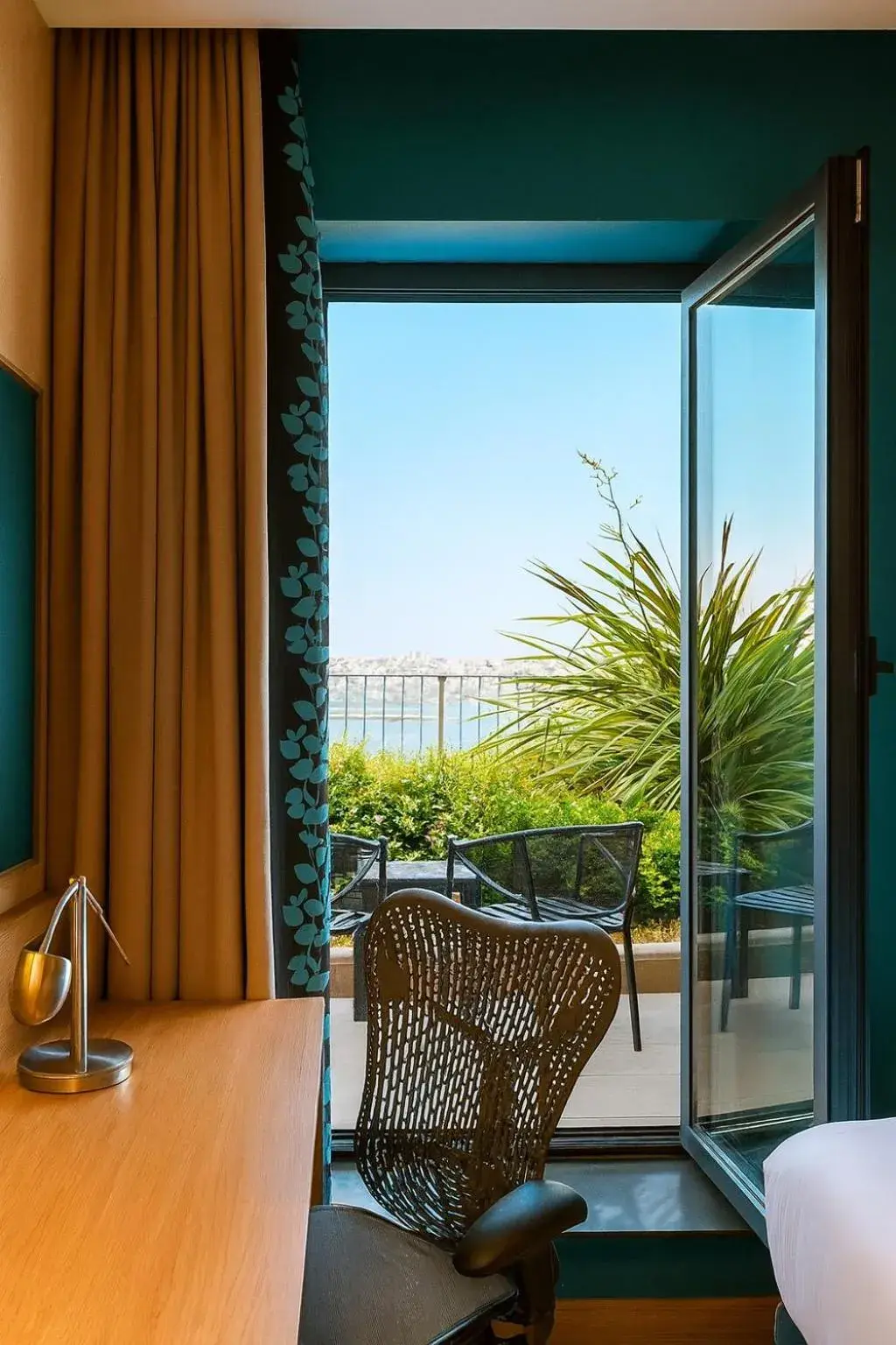 View (from property/room), Bed in Dosso Dossi Hotels & SPA Golden Horn View (from property/room), Bed in Dosso Dossi Hotels & SPA Golden Horn