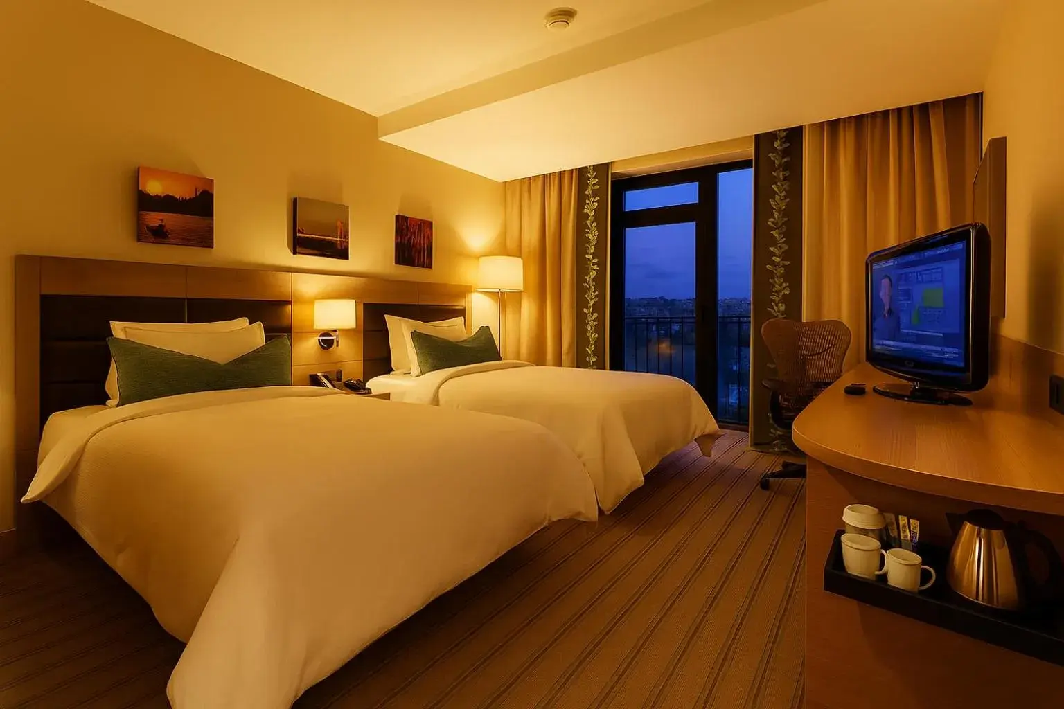 Twin Room with Sea View in Dosso Dossi Hotels & SPA Golden Horn Twin Room with Sea View in Dosso Dossi Hotels & SPA Golden Horn