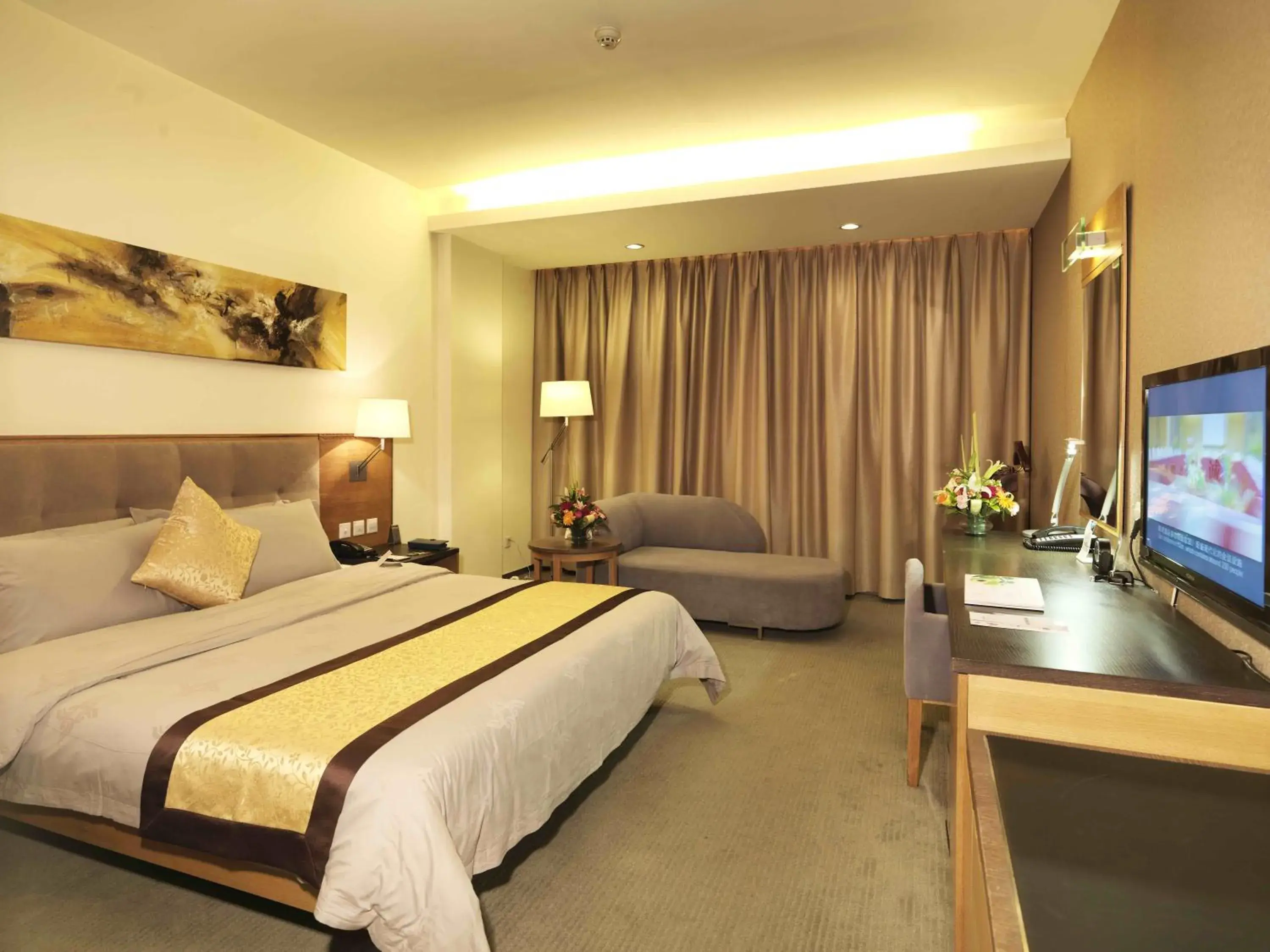 Bed in Shenzhen Longgang Rivan Hotel Bed in Shenzhen Longgang Rivan Hotel