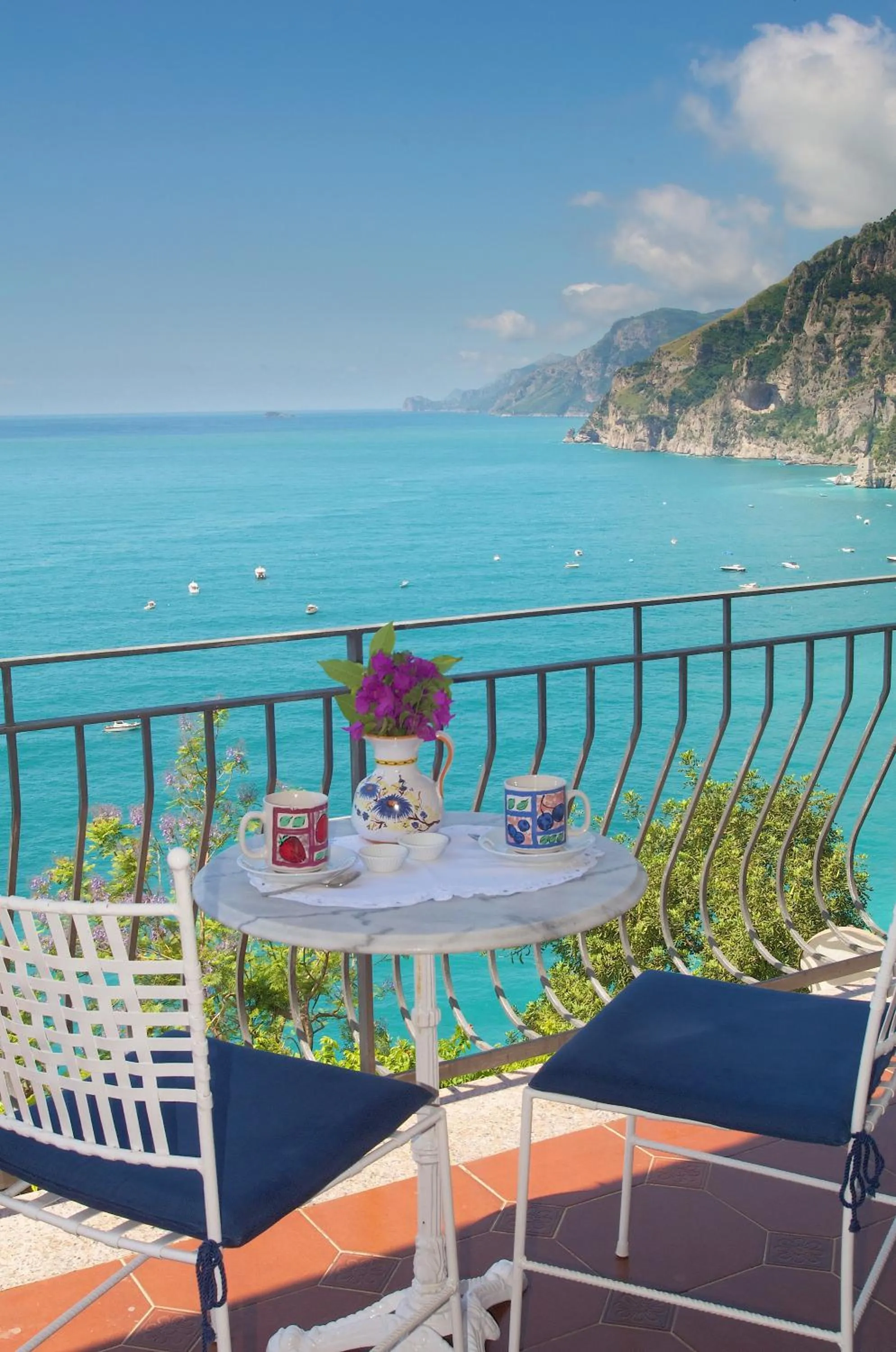 Balcony/Terrace in Villa La Roccia - Arienzo