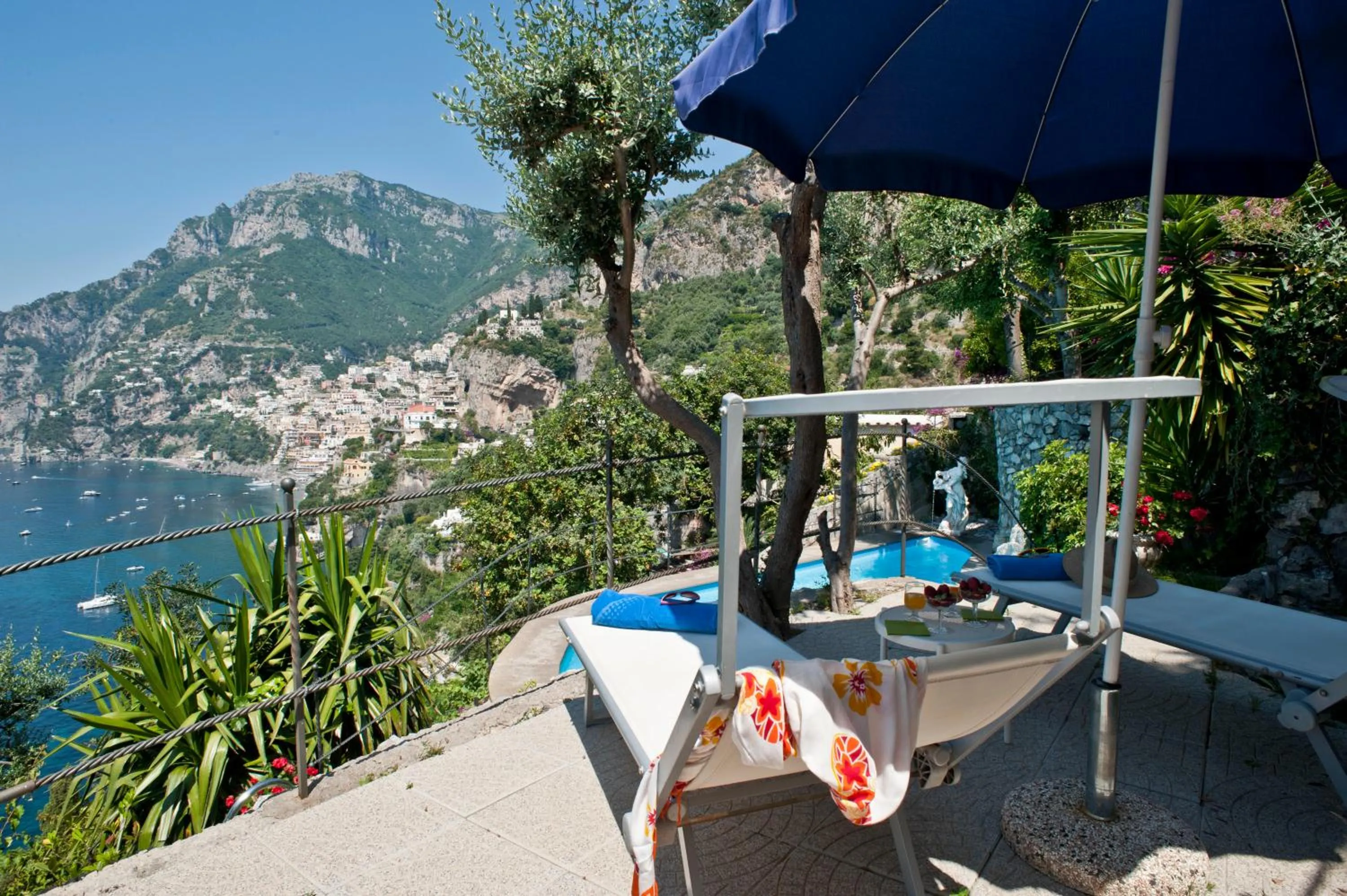 Solarium in Villa La Roccia - Arienzo