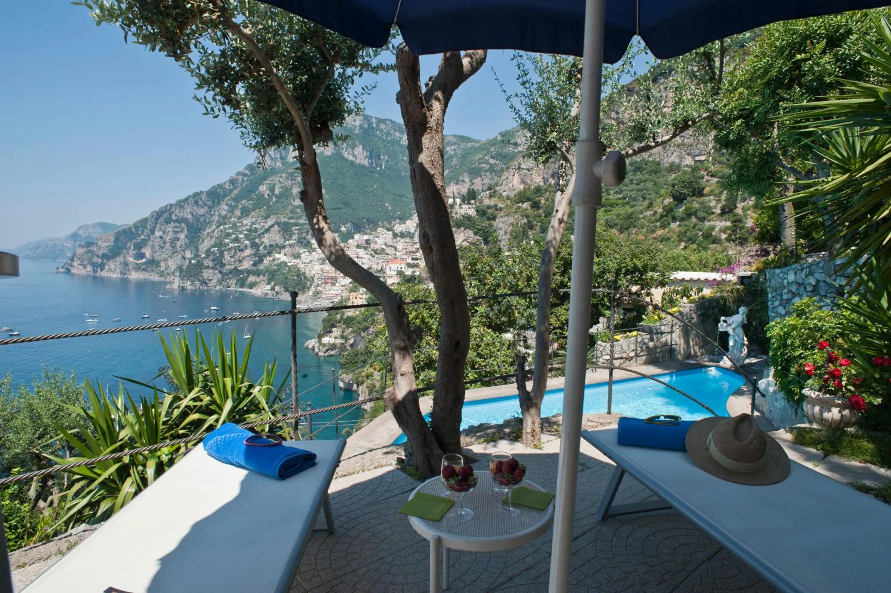 Solarium in Villa La Roccia - Arienzo