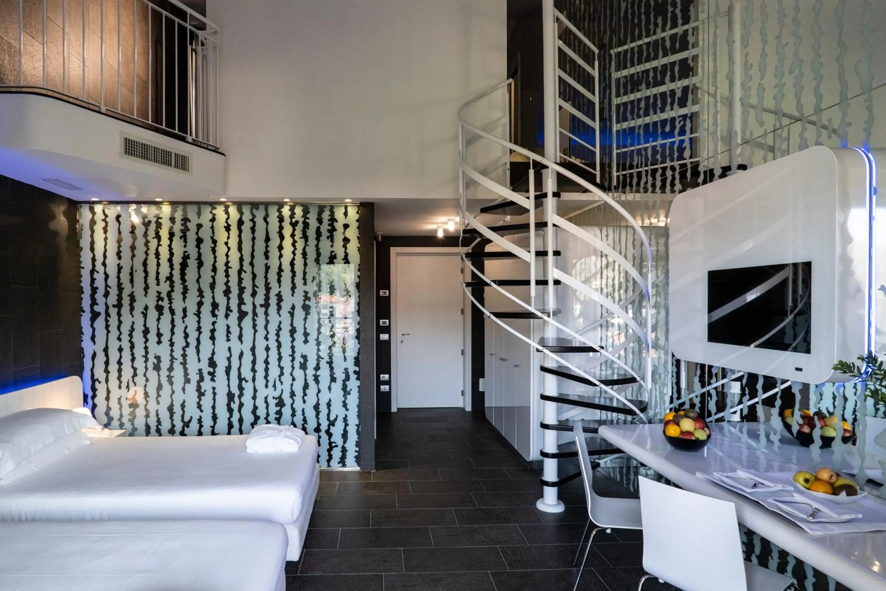 Living room, Bed in A Point Porto Ercole Resort & Spa