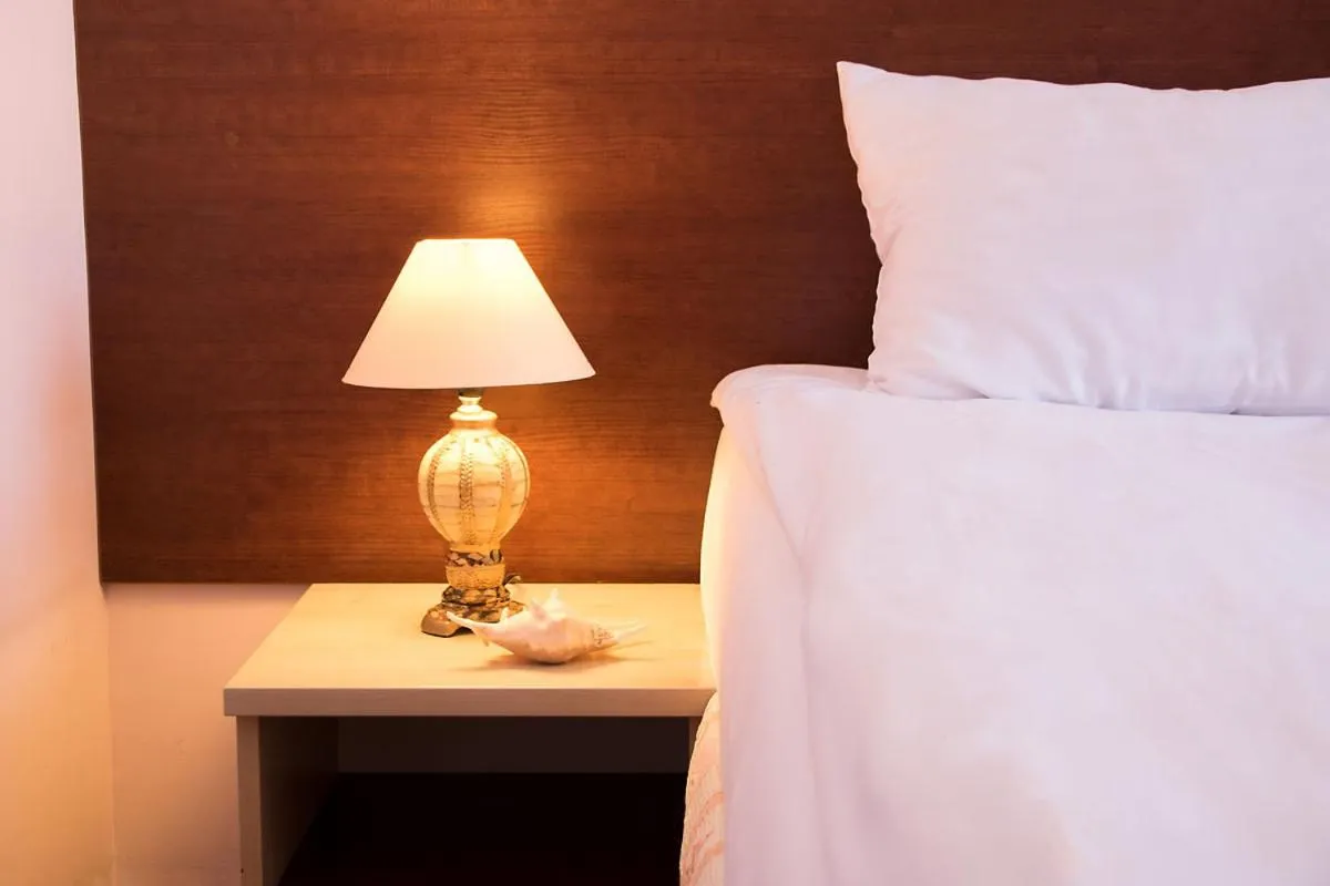 Bed in Hotel Aleksander