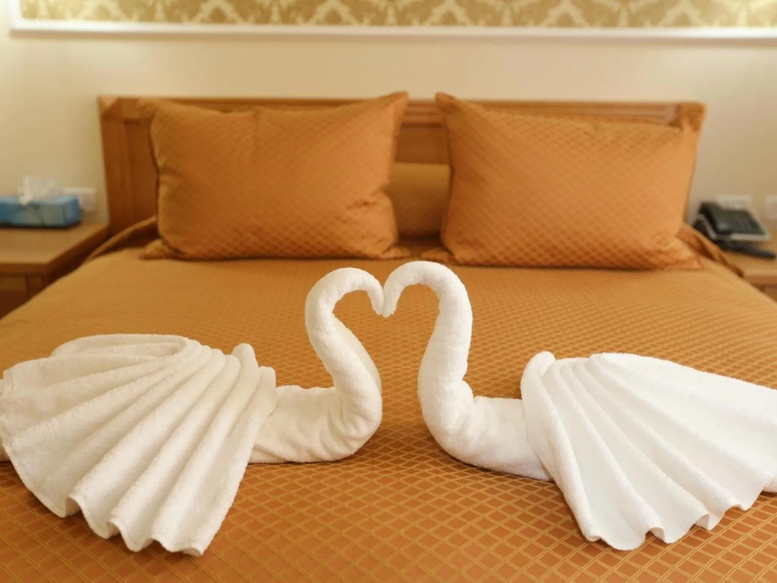 Bed in Sergei Palace Hotel