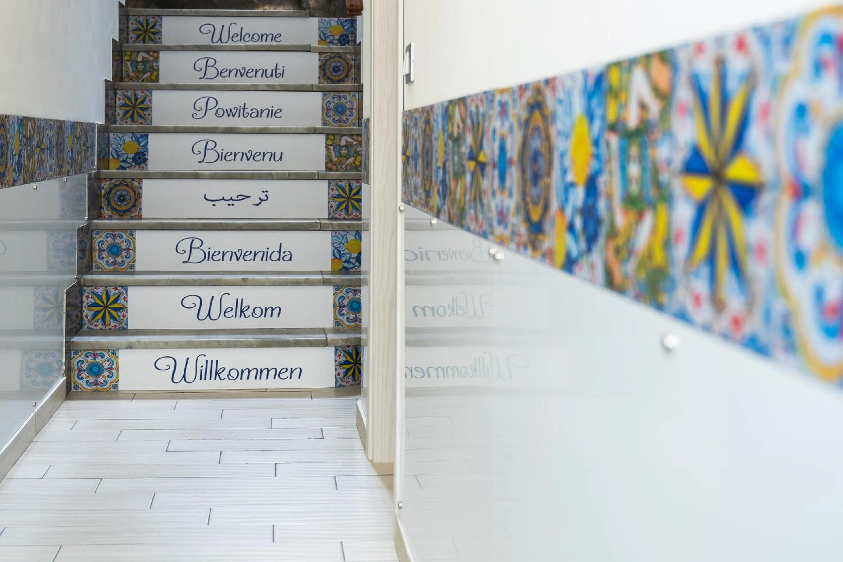 Decorative detail in Le Due Sicilie B&B