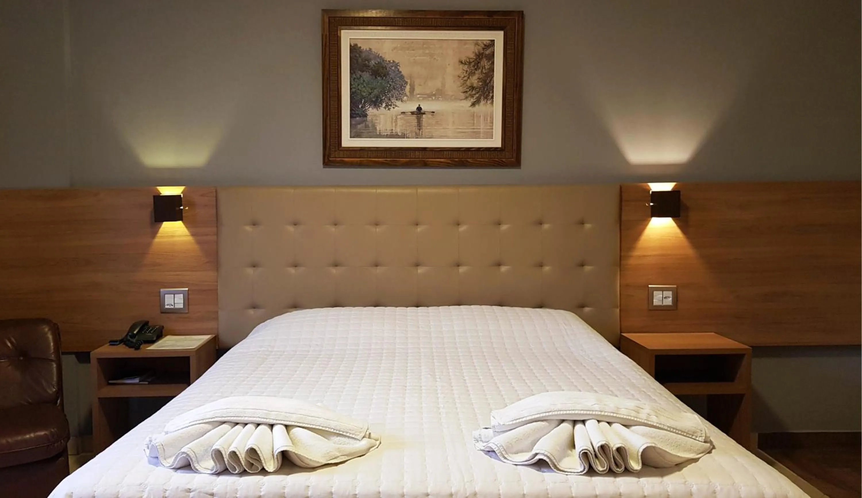 Bed in Hotel Beira Parque