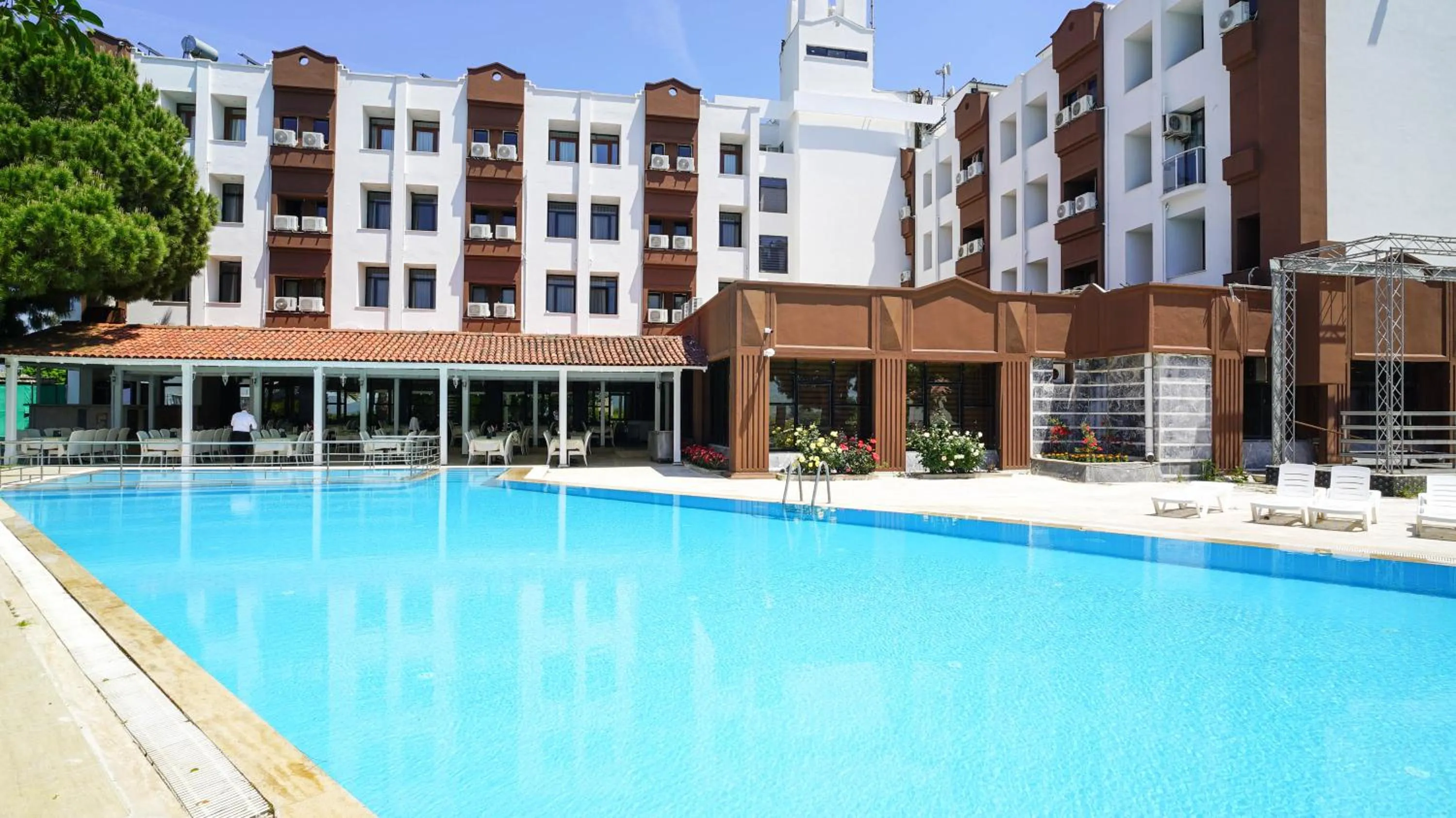 Property building in Ephesus Hitit Hotel restaurant