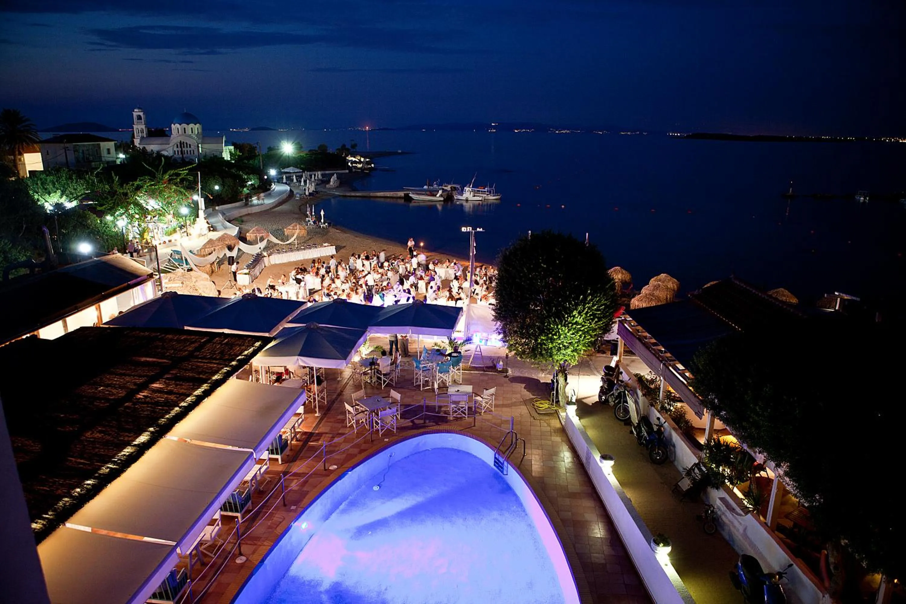 Bird's eye view in Oasis Beach Hotel