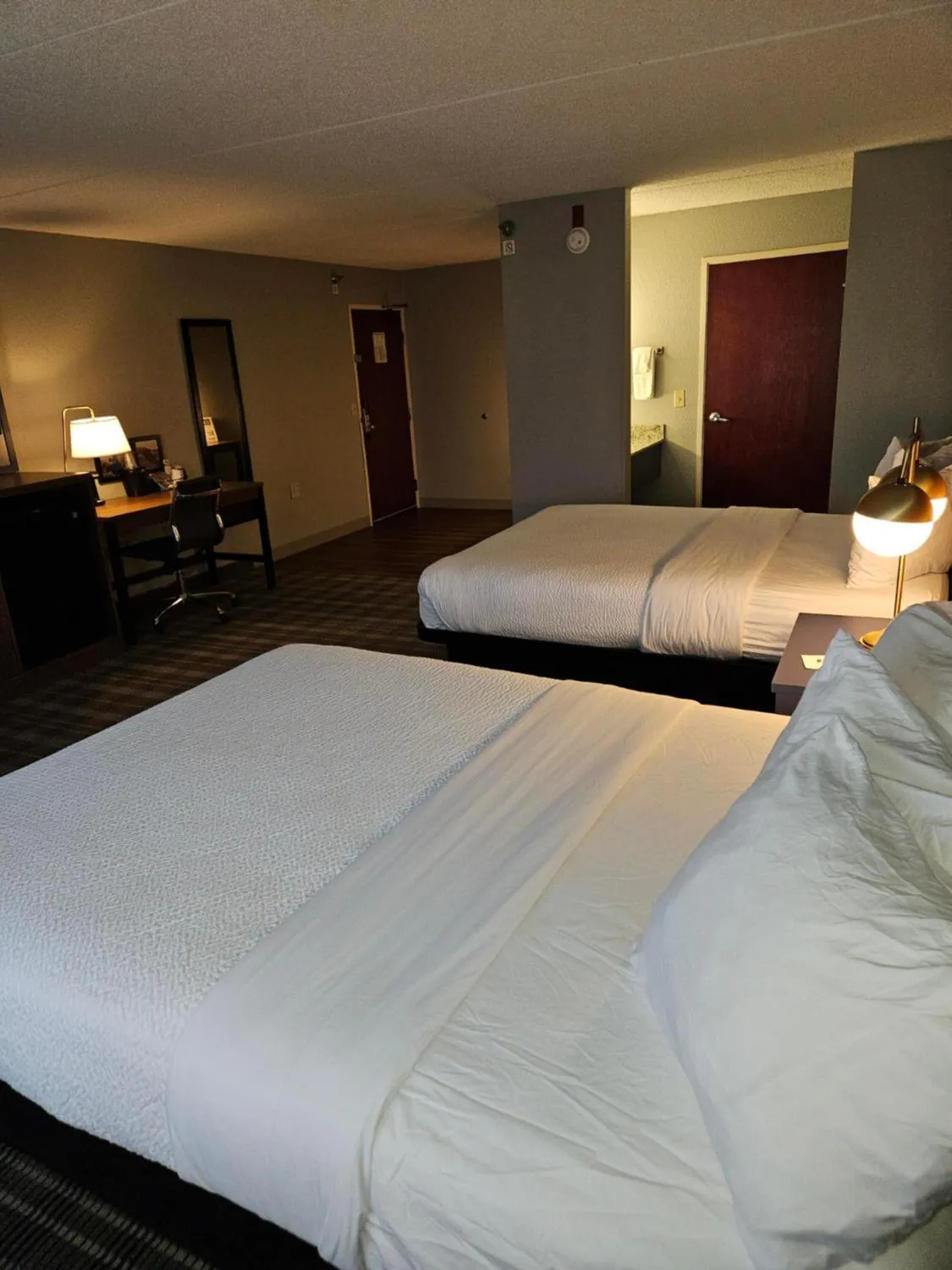 Bed in AmericInn by Wyndham Mounds View Minneapolis