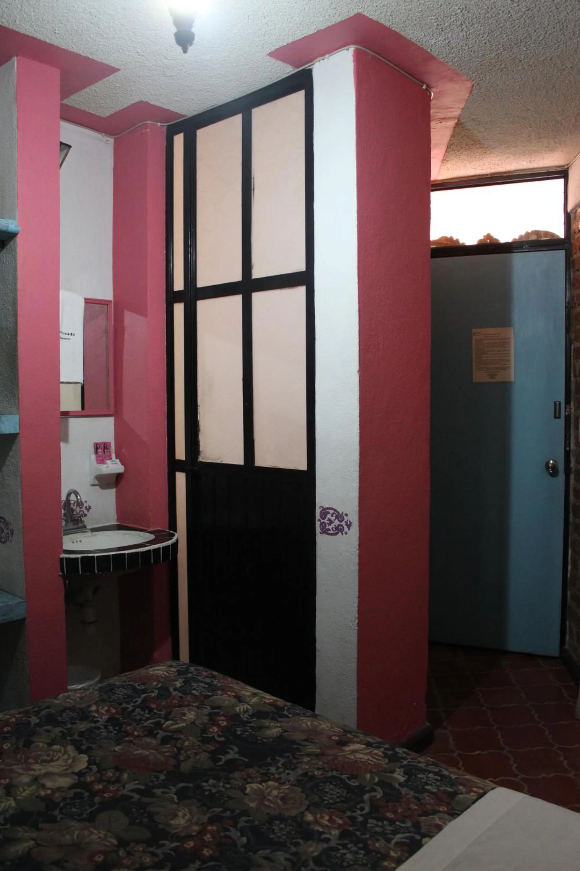 Bed in Hotel Posada Chamacuero