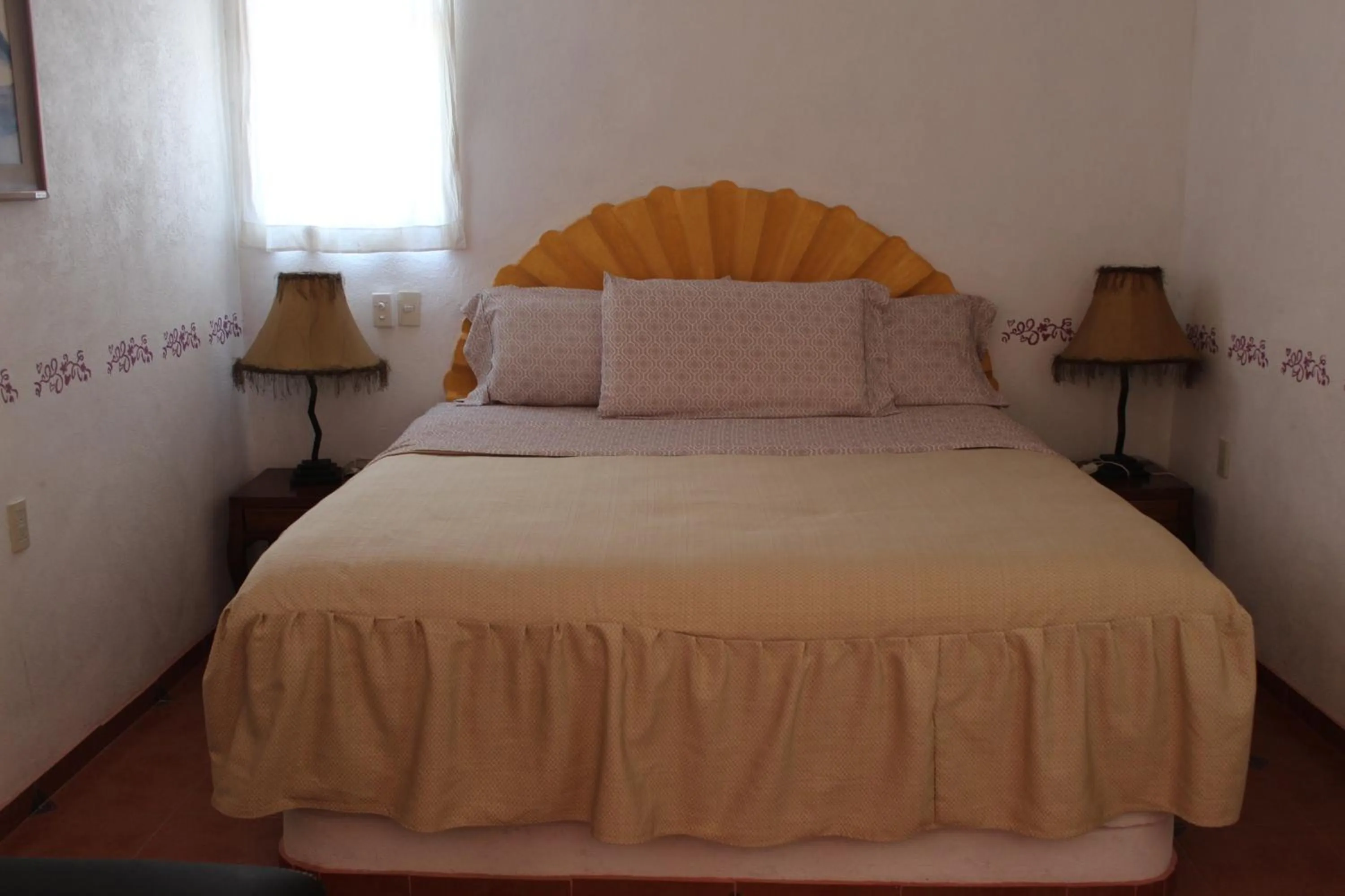 Bed in Hotel Posada Chamacuero