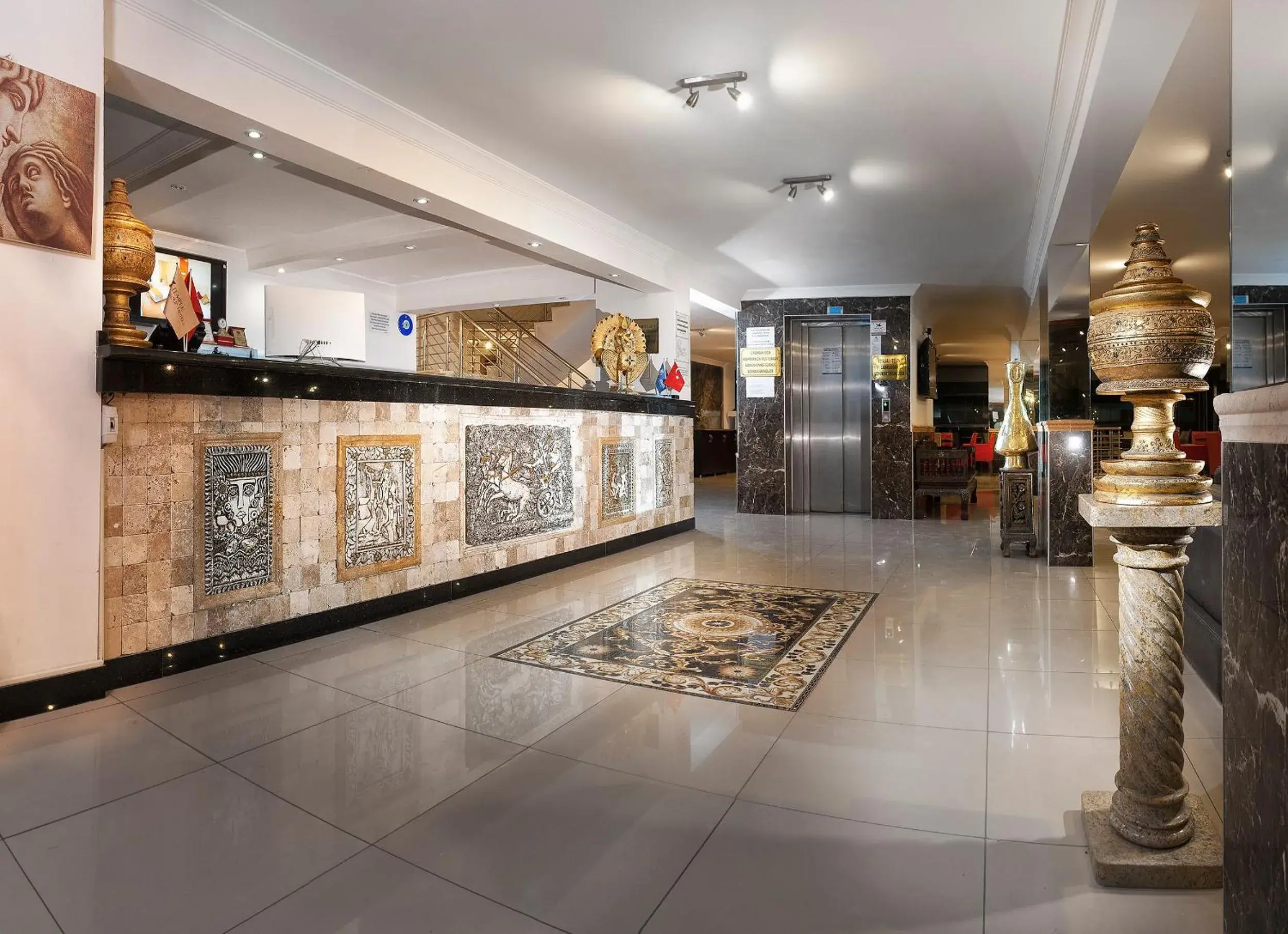 Lobby or reception in Temple Miletos Spa Hotel Lobby or reception in Temple Miletos Spa Hotel
