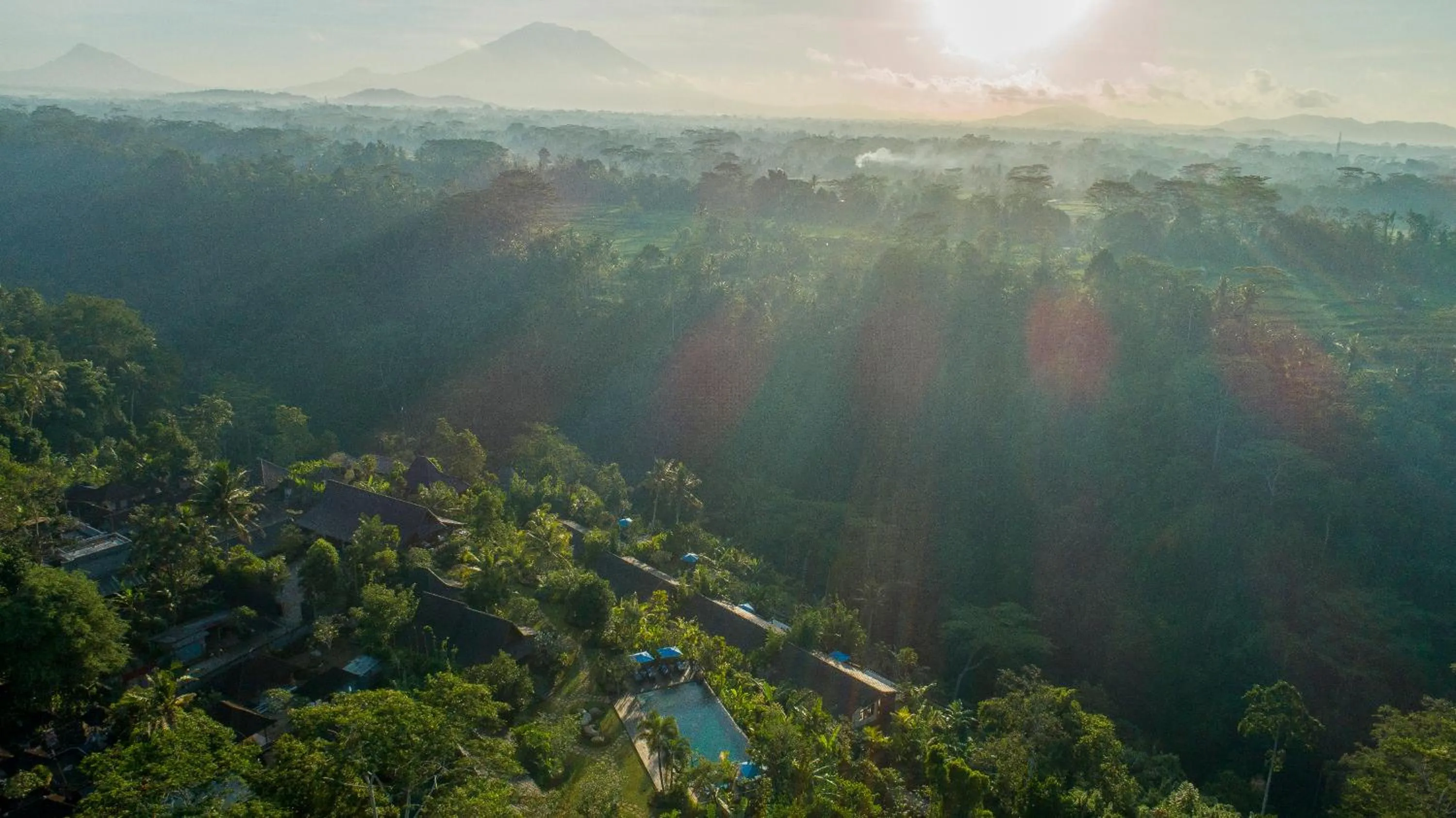 Natural landscape in Ubud Valley Boutique Resort