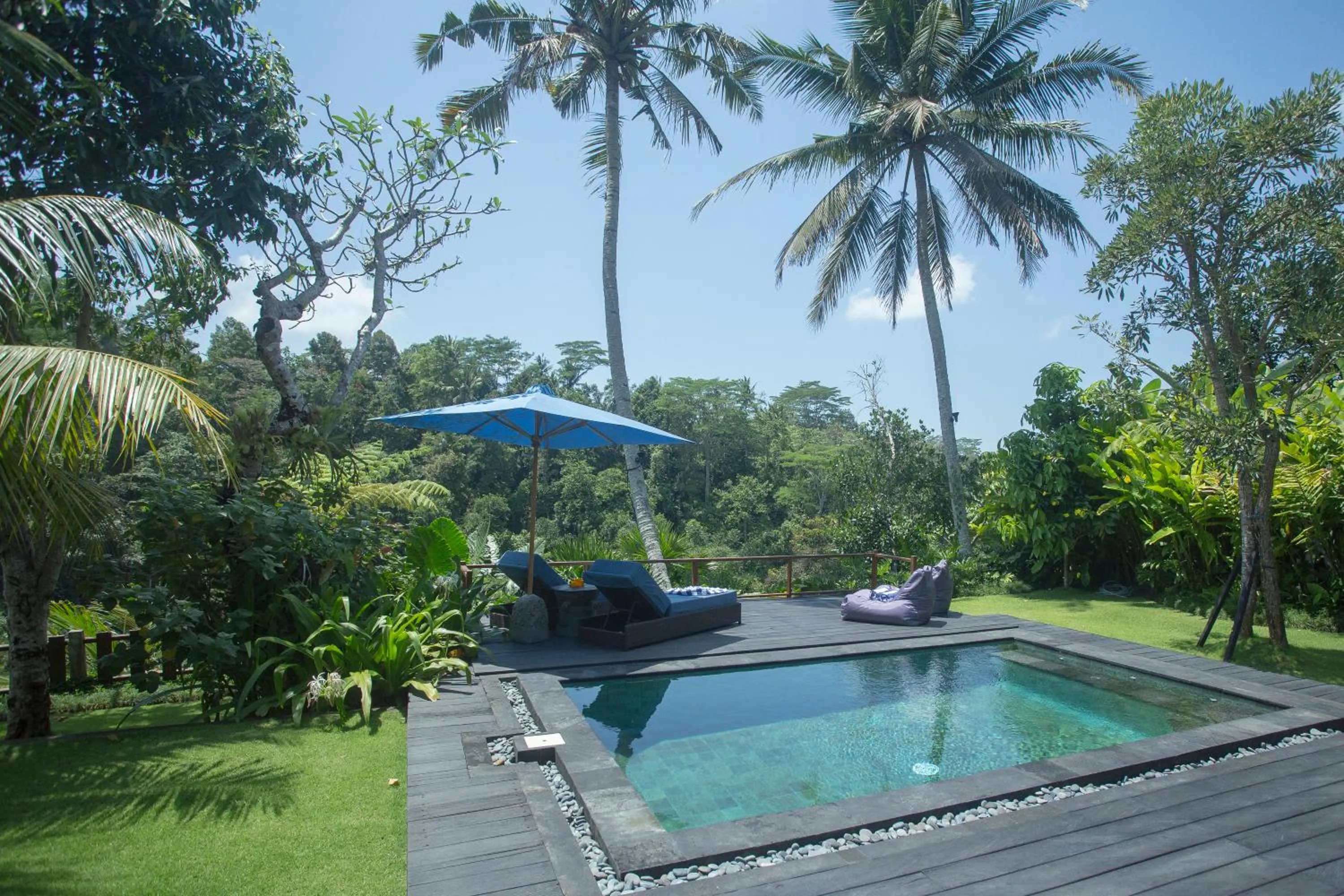 Pool view in Ubud Valley Boutique Resort