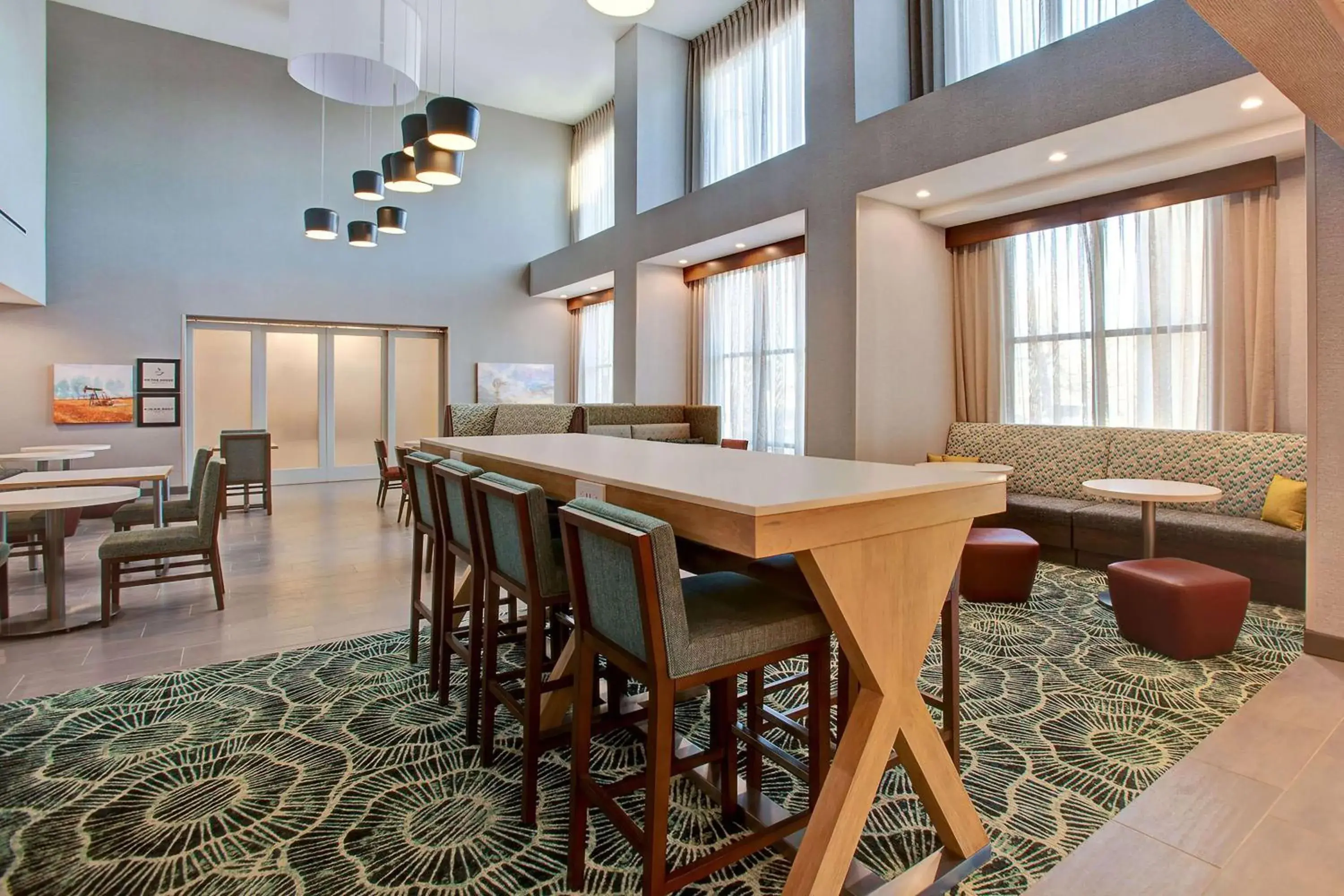 Lobby or reception in Hampton Inn & Suites Borger Lobby or reception in Hampton Inn & Suites Borger