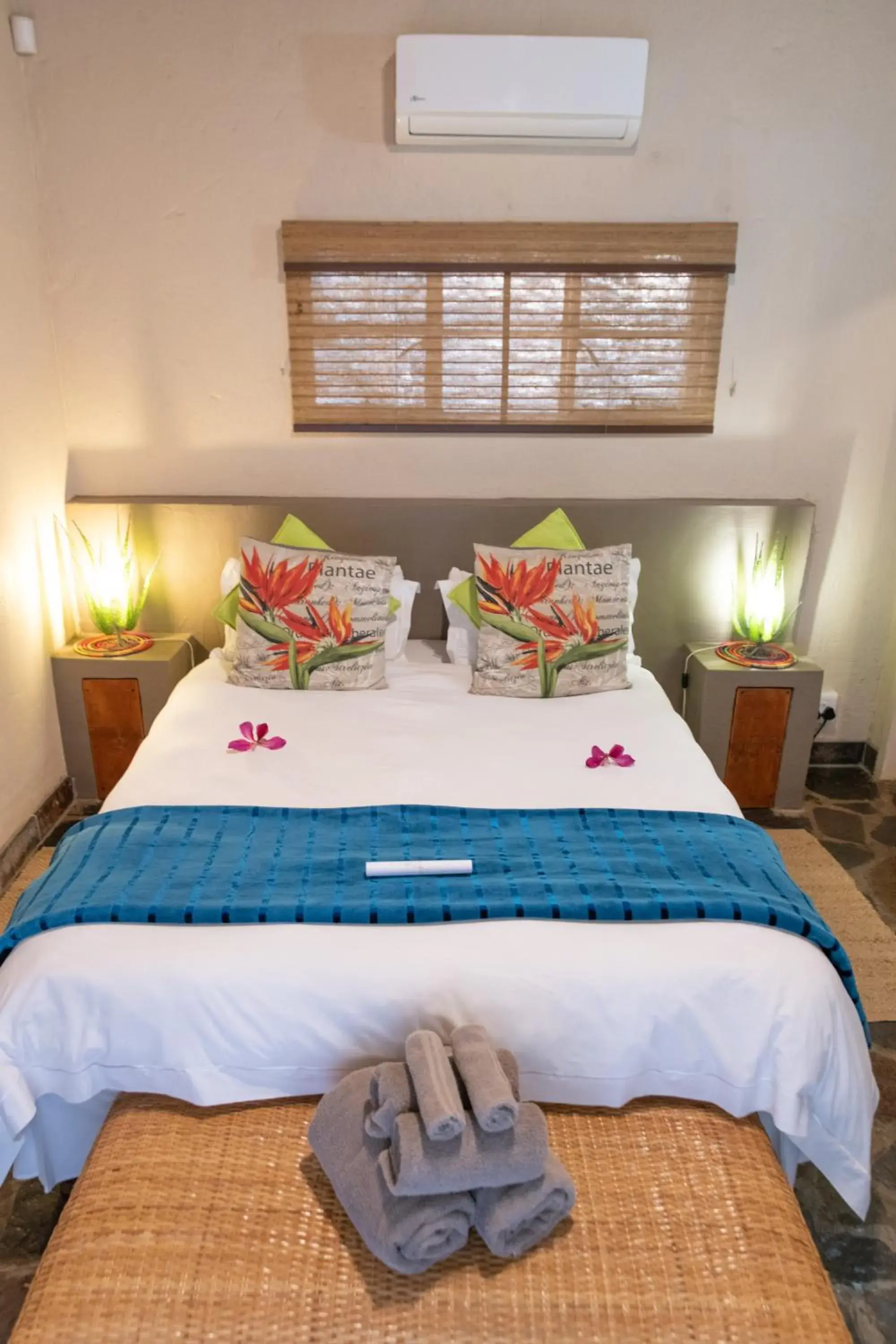 Bed in Blyde River Wilderness Lodge Bed in Blyde River Wilderness Lodge