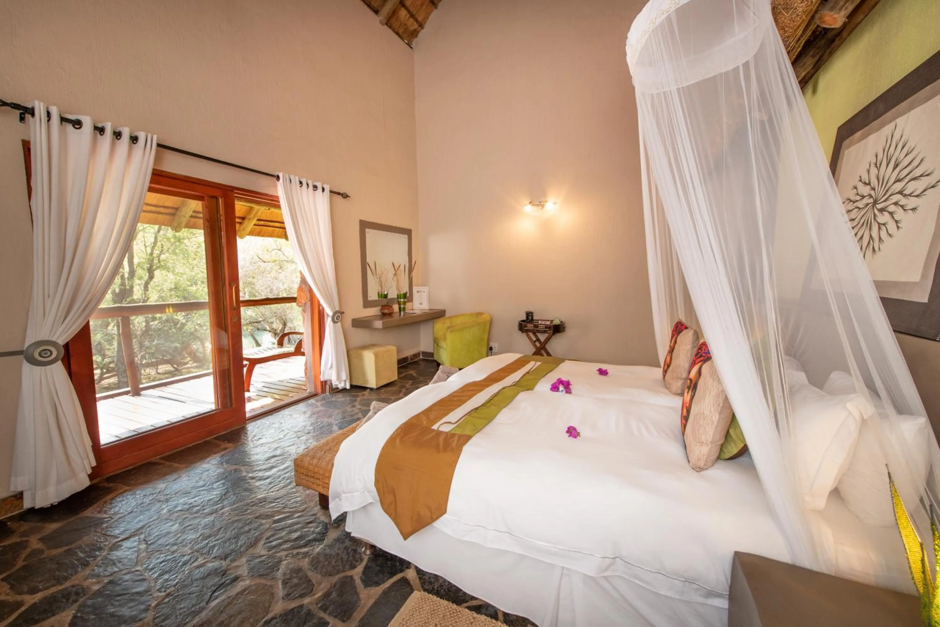 Bedroom, Bed in Blyde River Wilderness Lodge