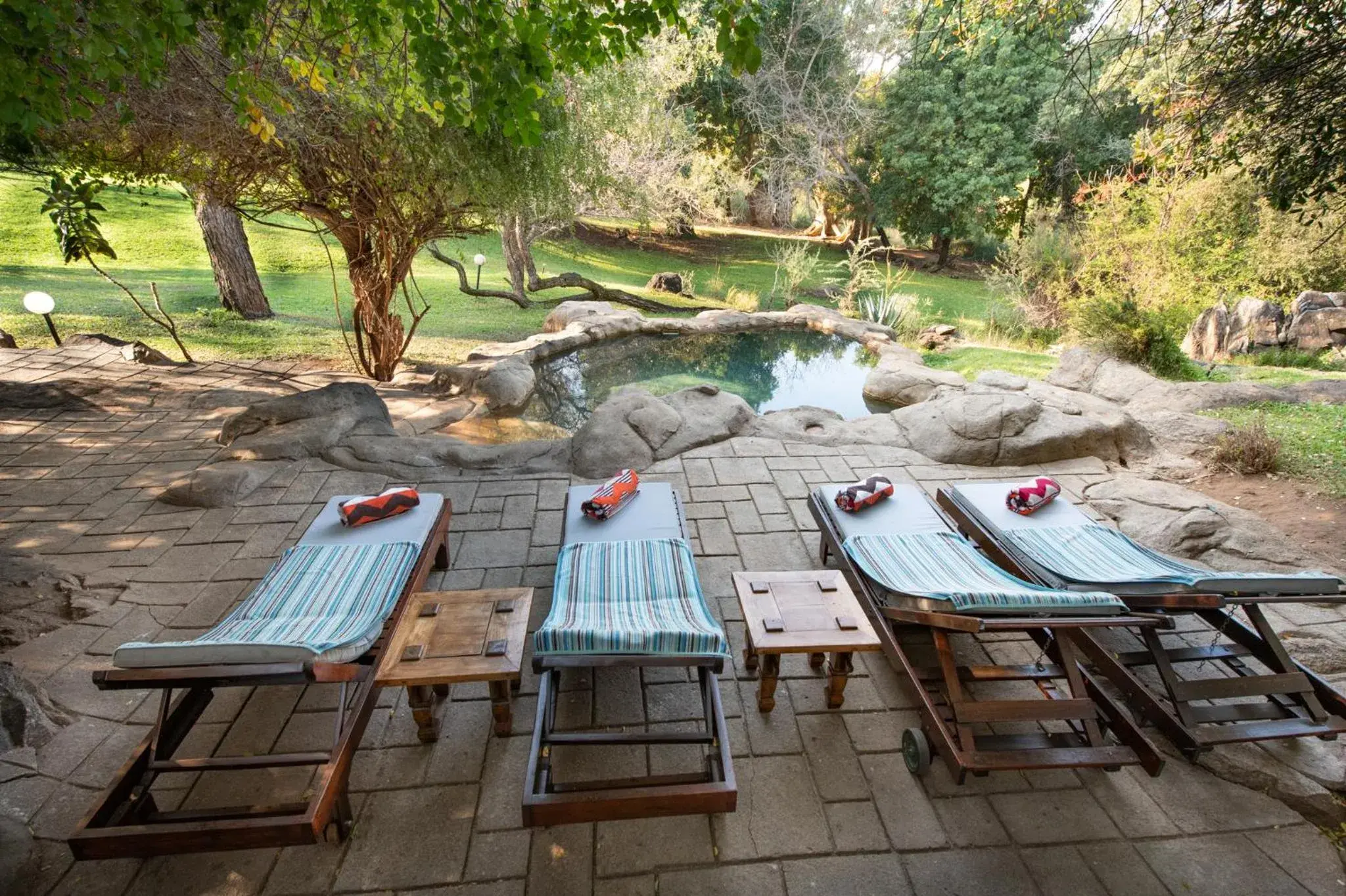 Swimming pool in Blyde River Wilderness Lodge Swimming pool in Blyde River Wilderness Lodge