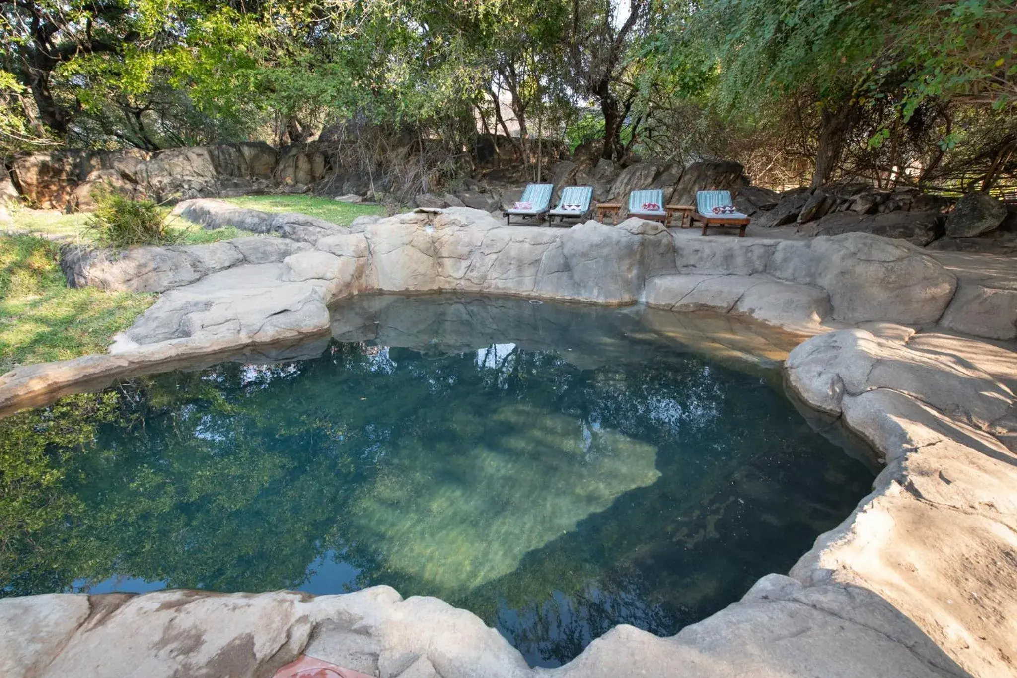Swimming pool in Blyde River Wilderness Lodge Swimming pool in Blyde River Wilderness Lodge