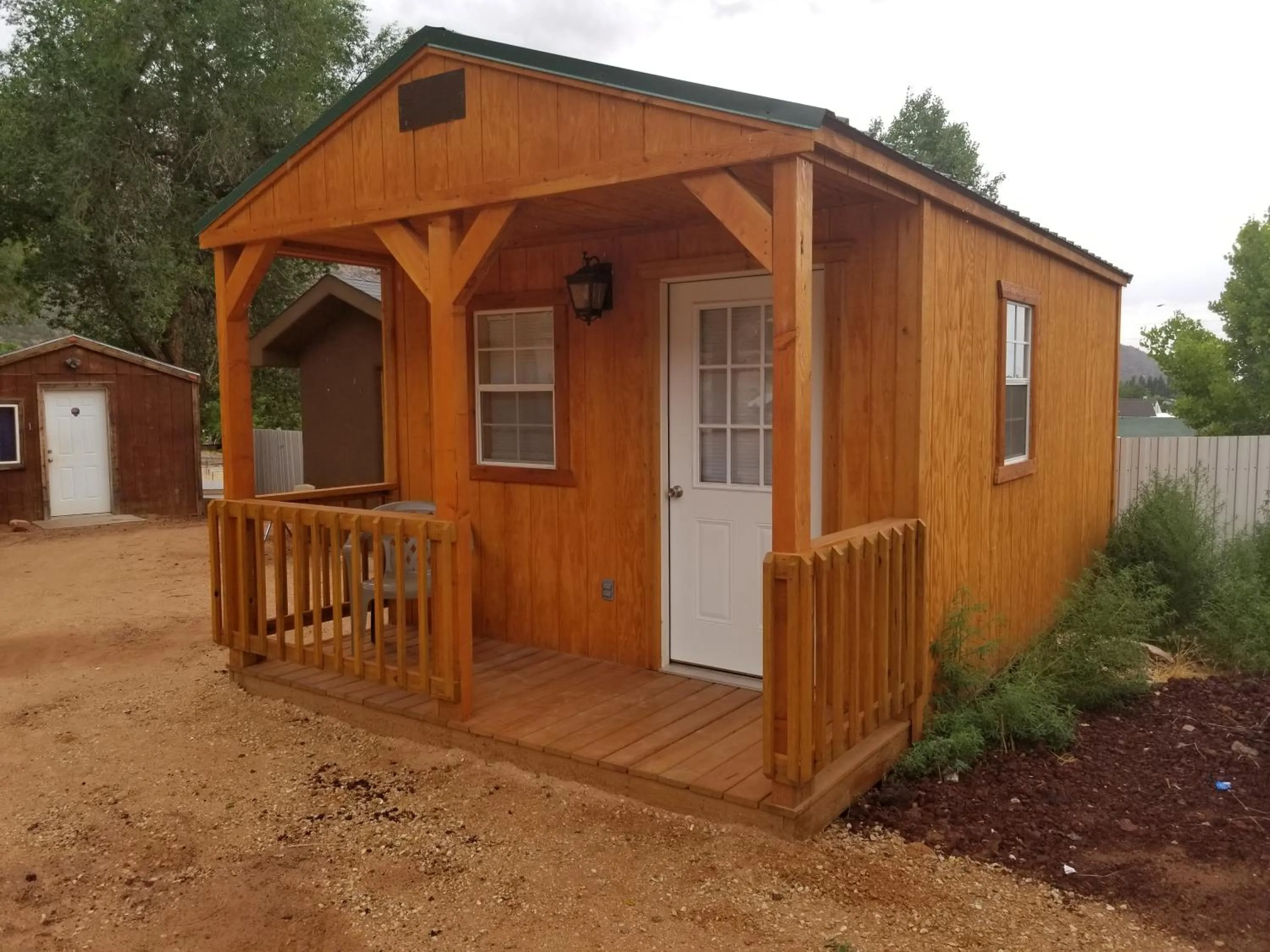 Facade/entrance in Zion’s Cozy Cabin's