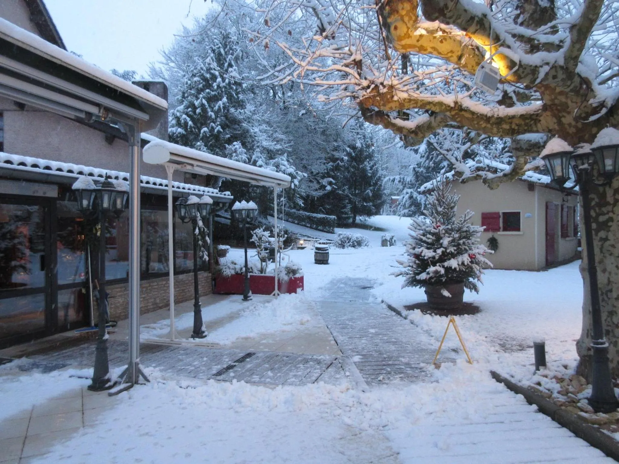 Winter in Hôtel Restaurant Le Moulin de Saint Verand