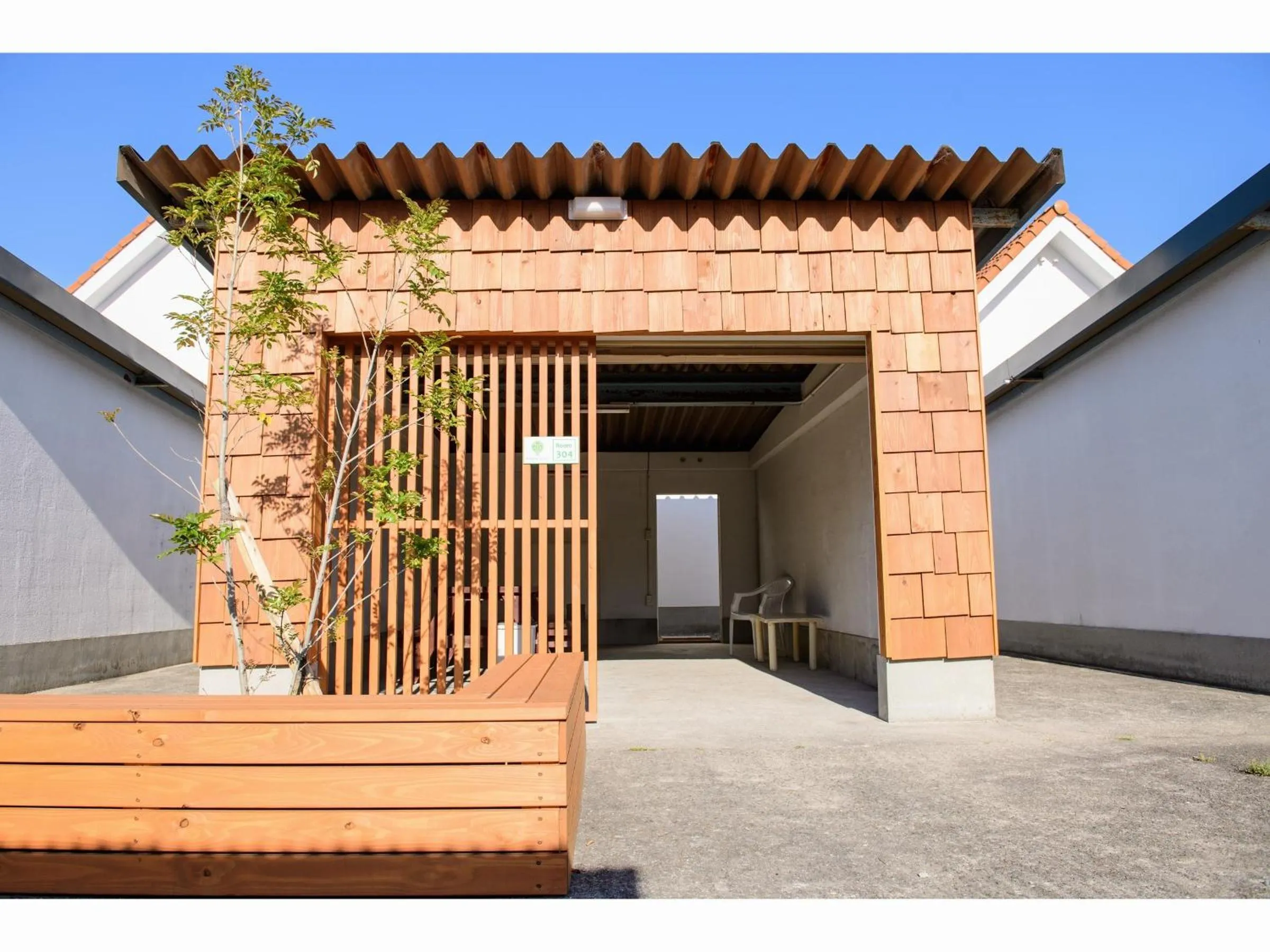 Patio in Awajishima Hotel Lodge GREEN COZY