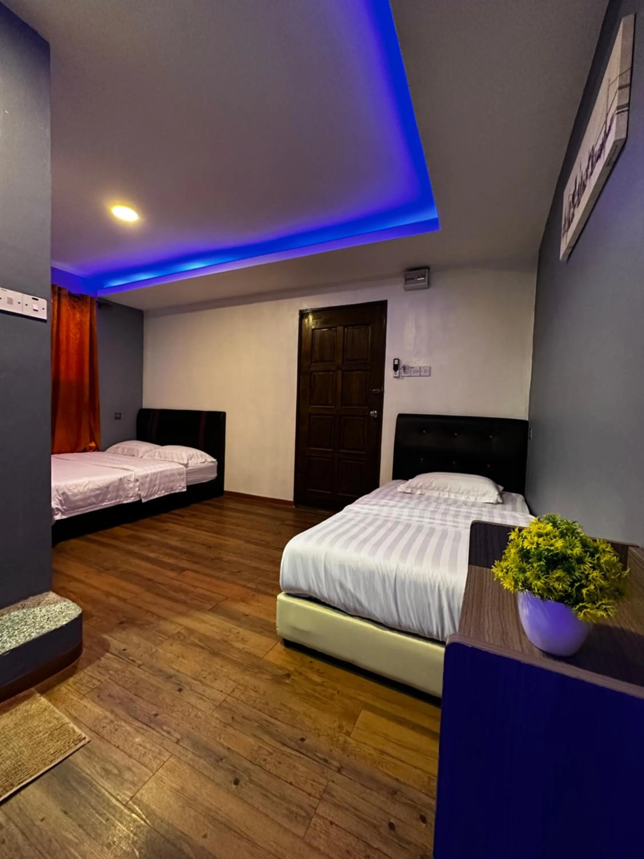 Bed in Cow B Homestay Semporna