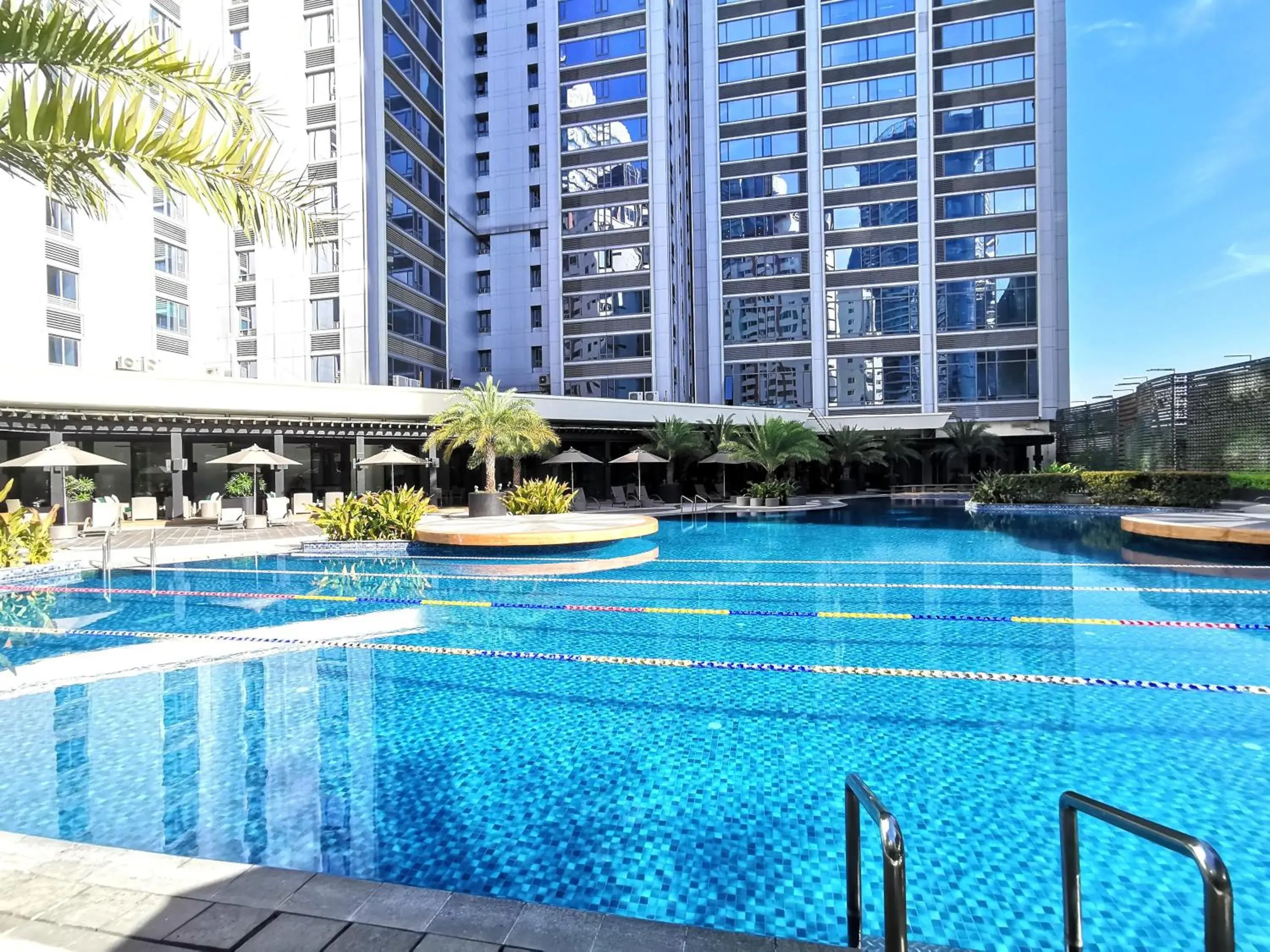 Swimming pool in The Alpha Suites Swimming pool in The Alpha Suites