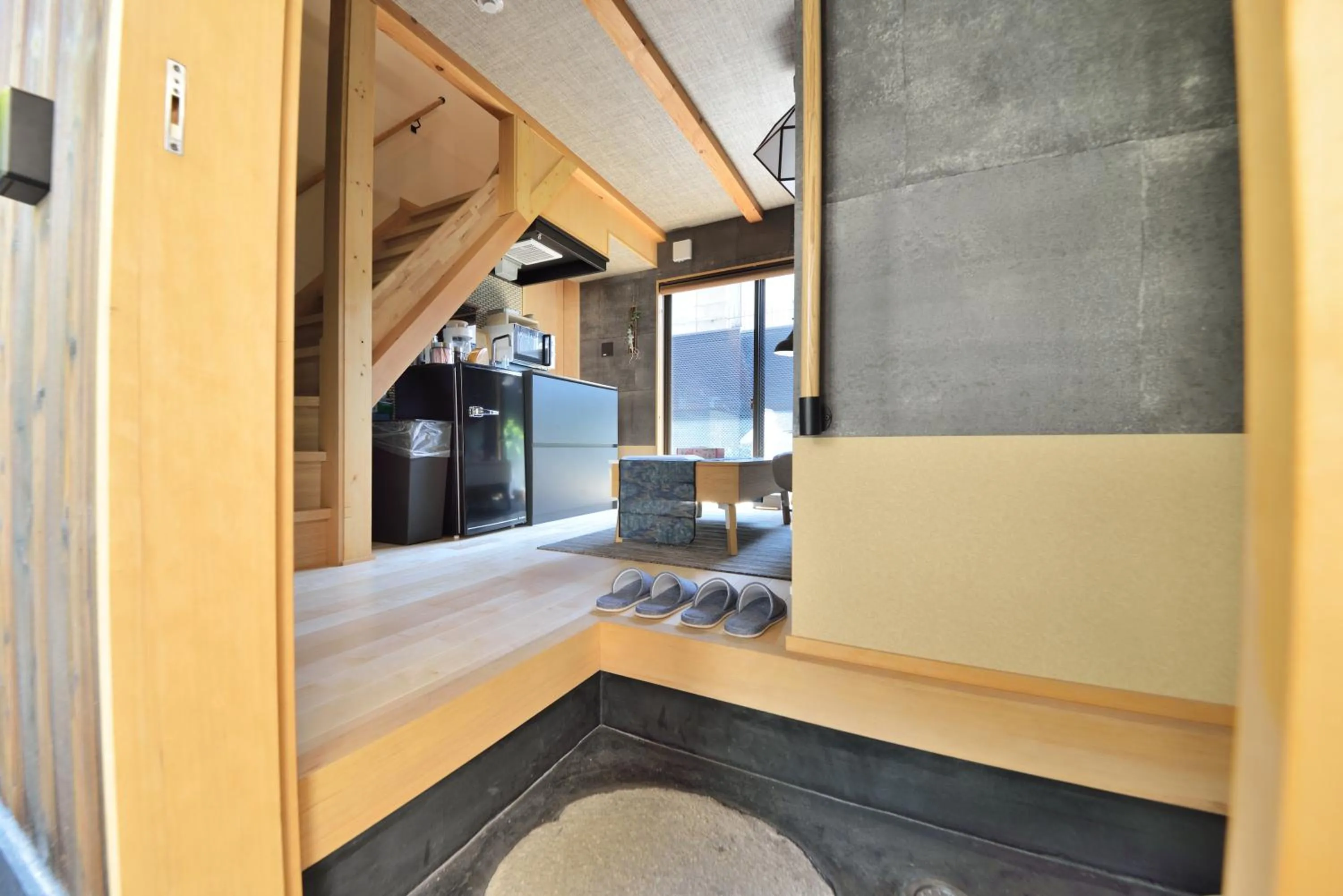 Bed in Luxury Machiya Takeya Nishijin