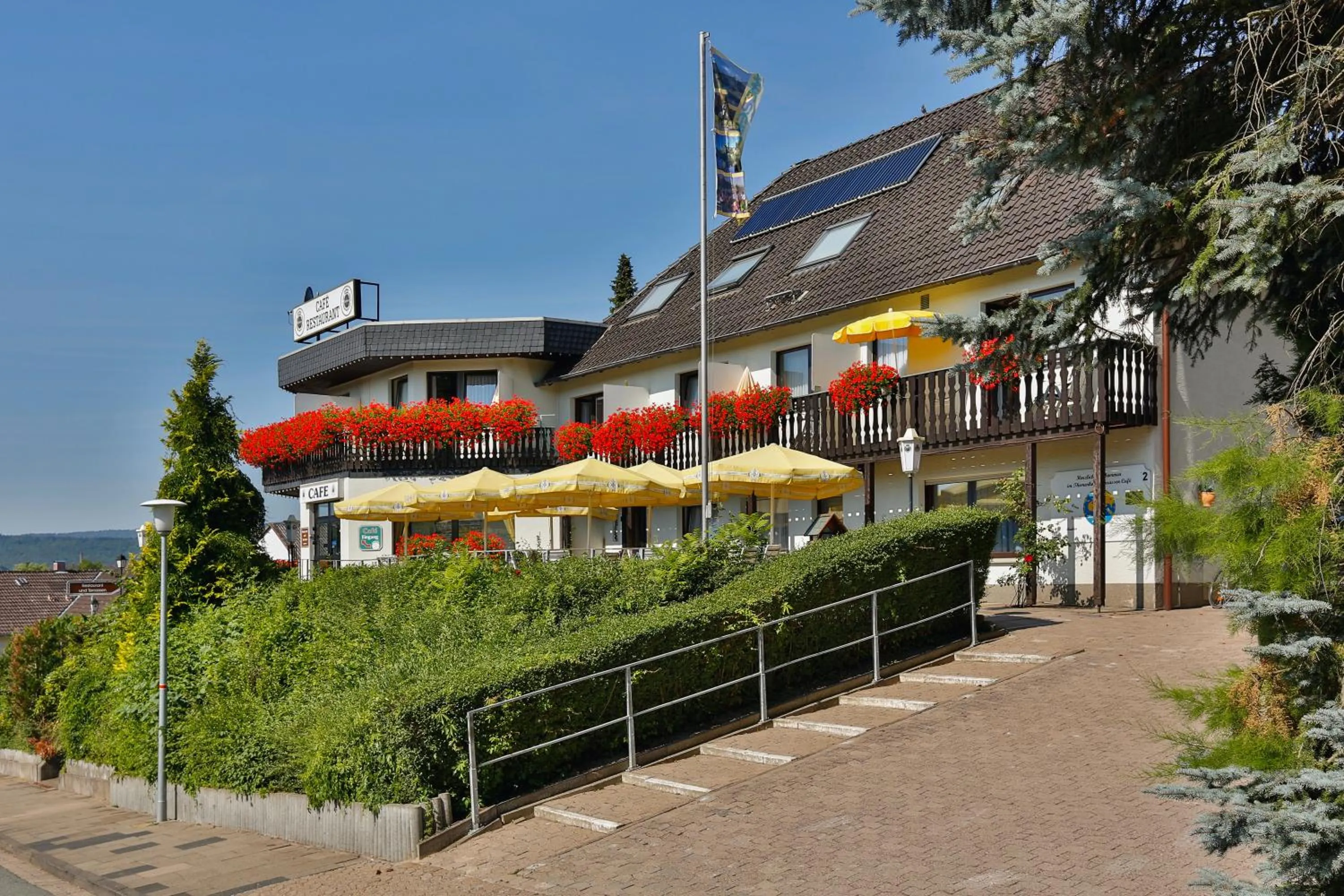 Property building in Themen Hotel Terrassen Cafe