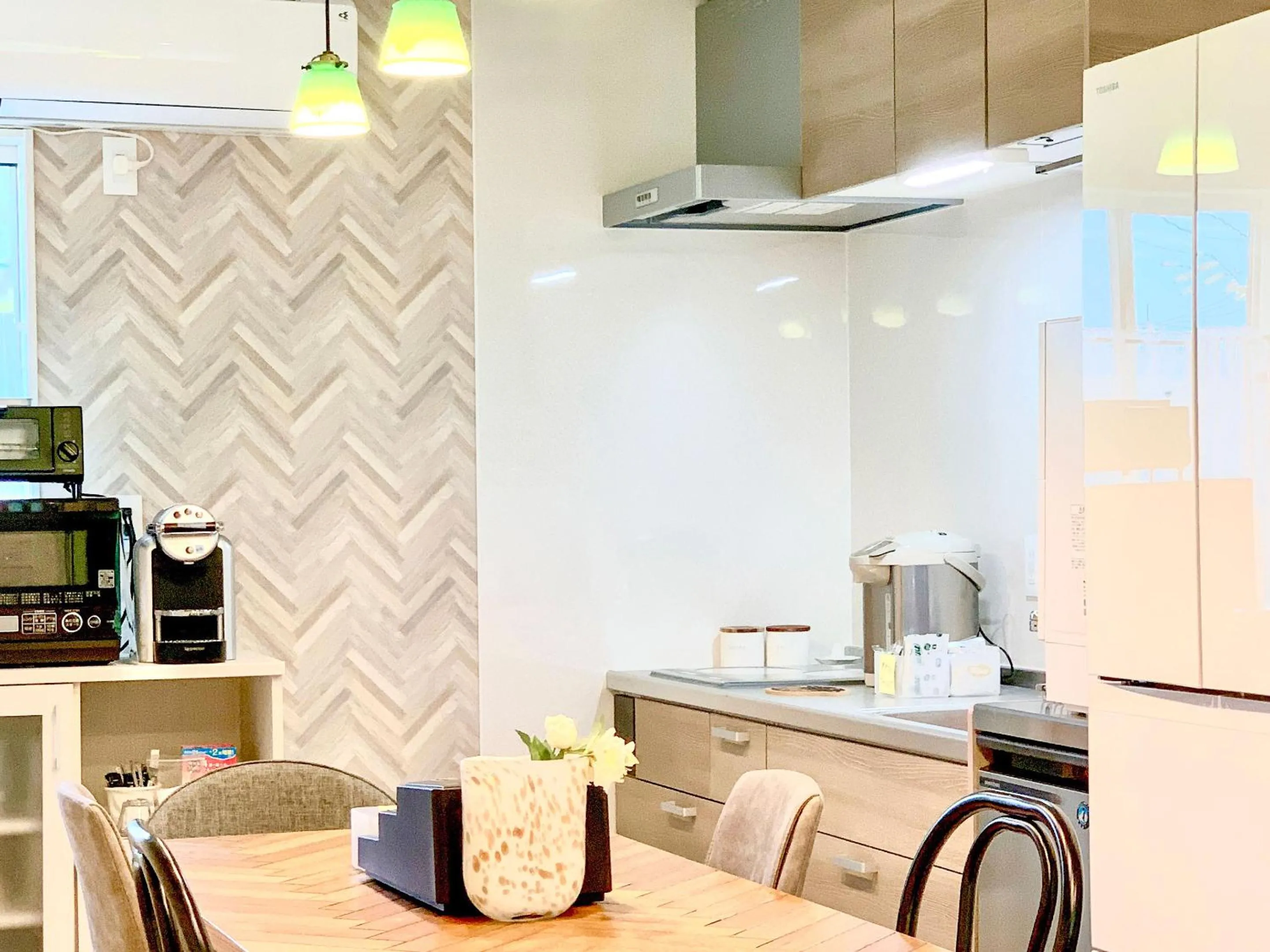 Communal kitchen in Sparky’s House