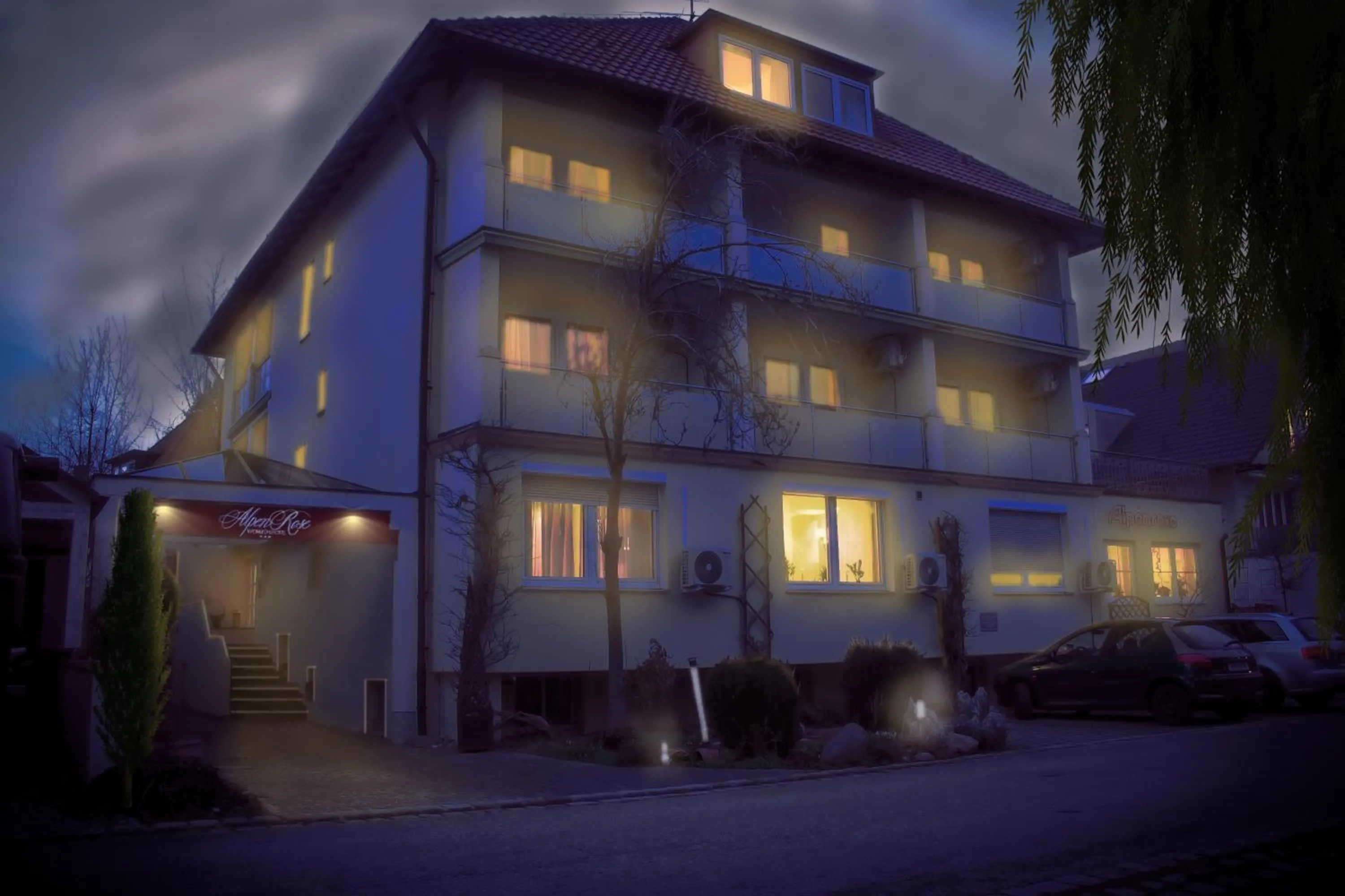 Facade/entrance in Hotel Alpenrose