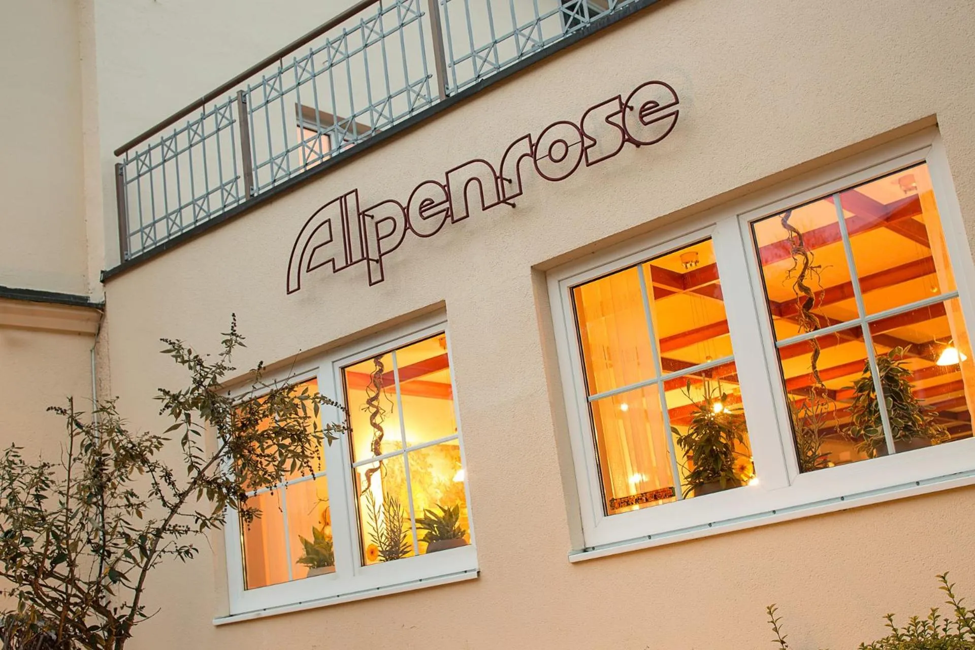 Facade/entrance in Hotel Alpenrose
