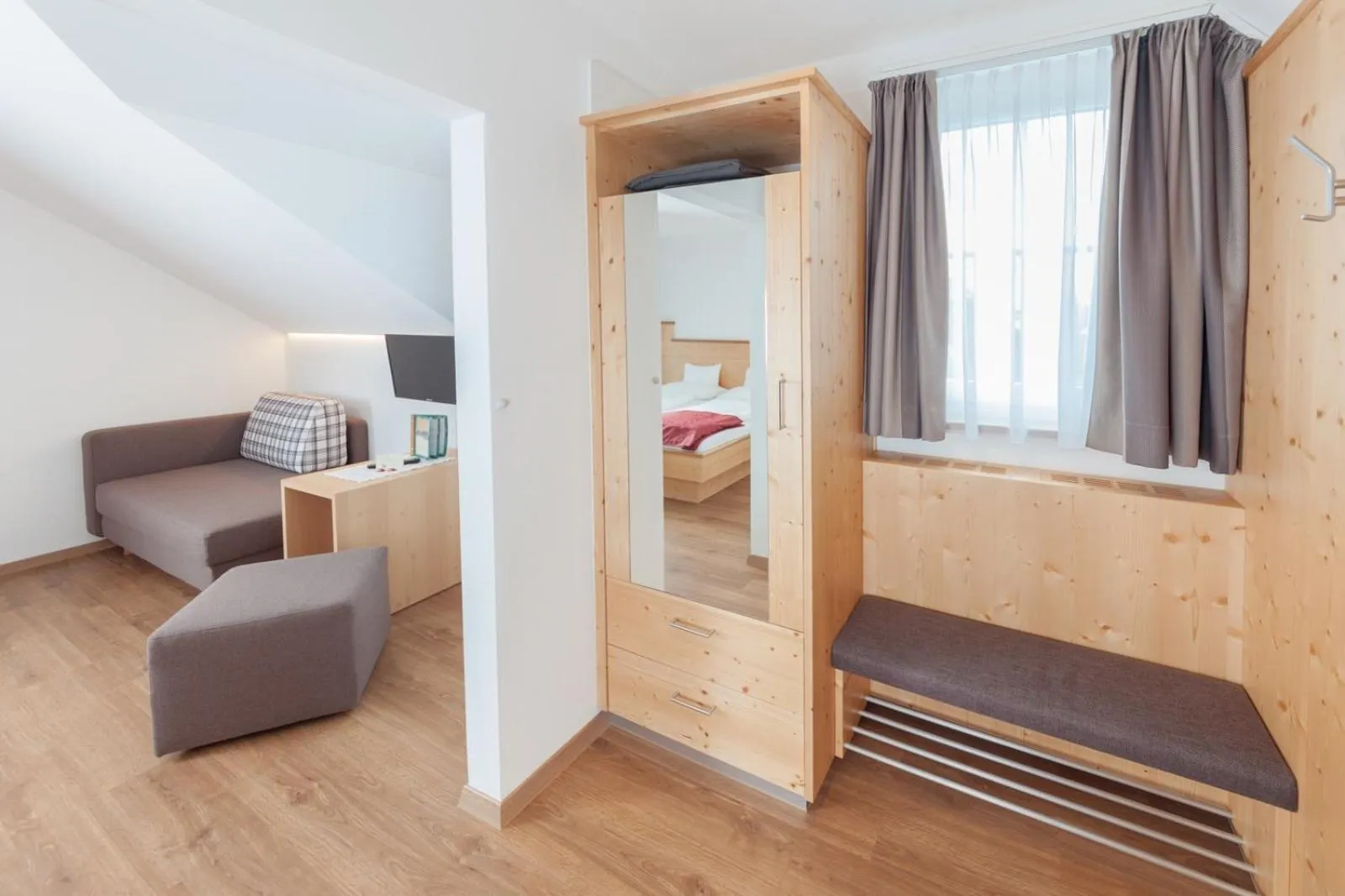 Photo of the whole room, Bed in Pension Oberjörg